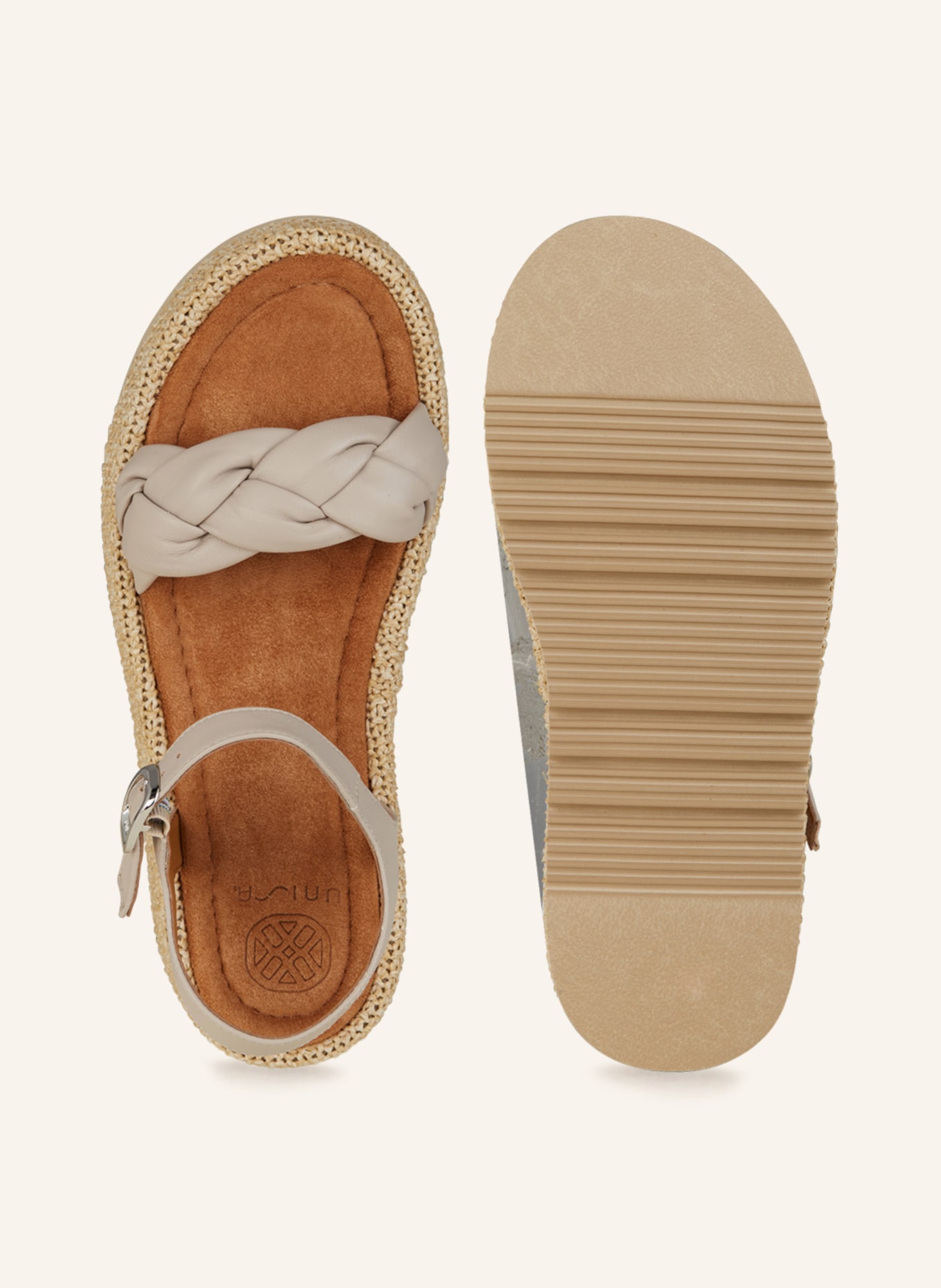 UNISA Platform sandals CARESE, Color: ECRU (Image 5)