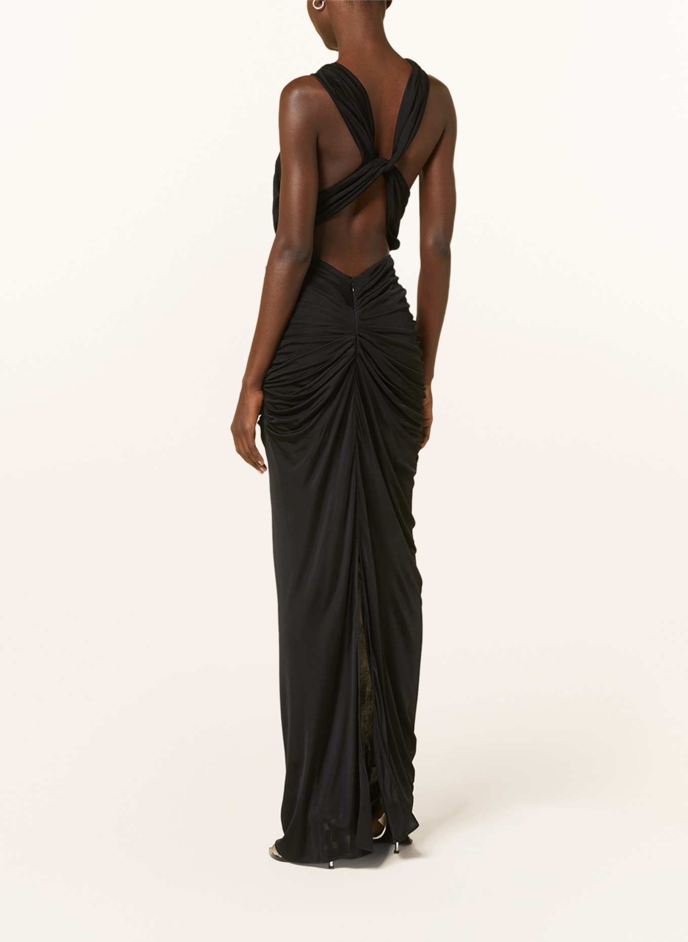 GAUGE81 Jersey dress INA, Color: BLACK (Image 3)