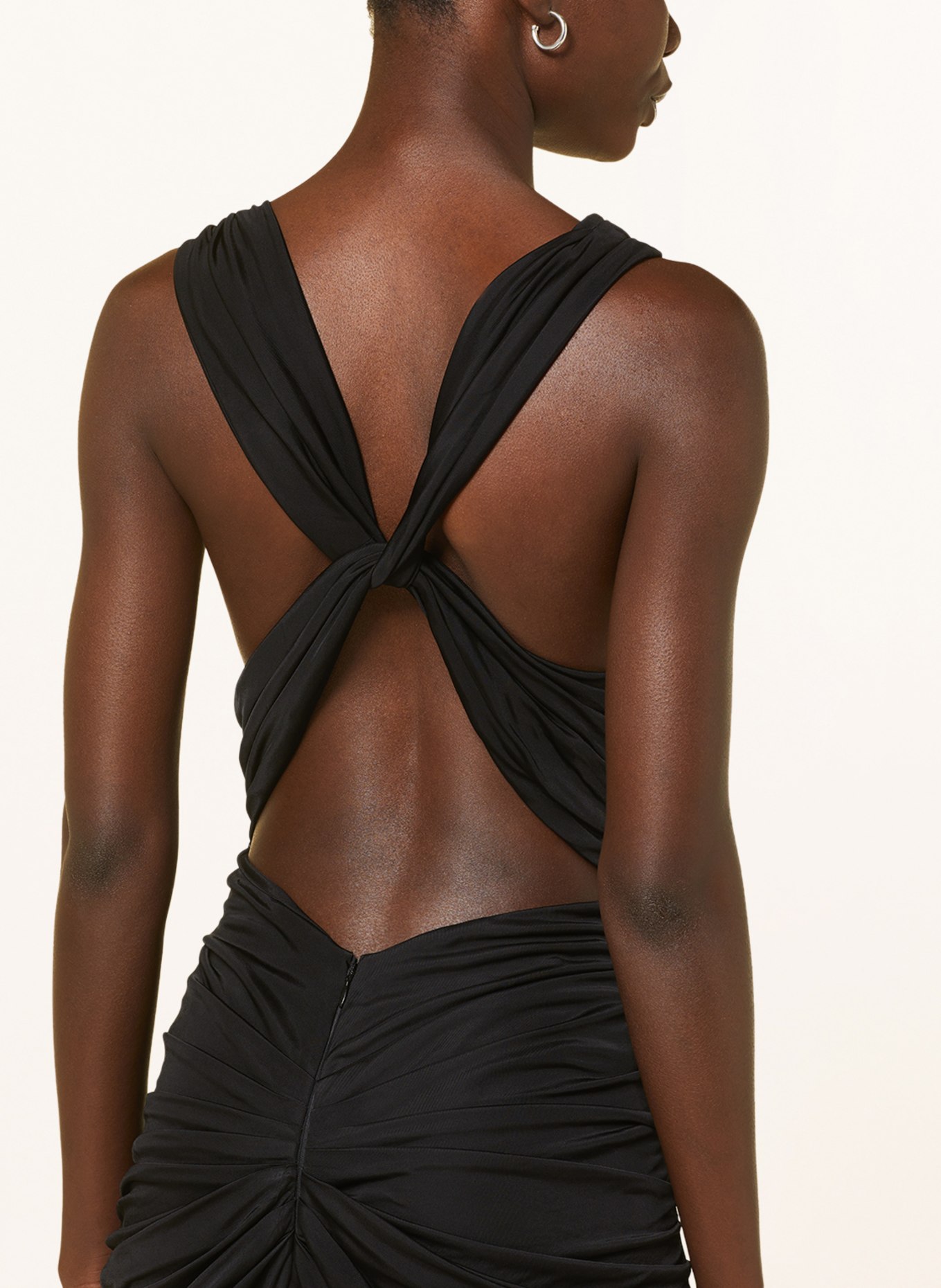 GAUGE81 Jersey dress INA, Color: BLACK (Image 4)