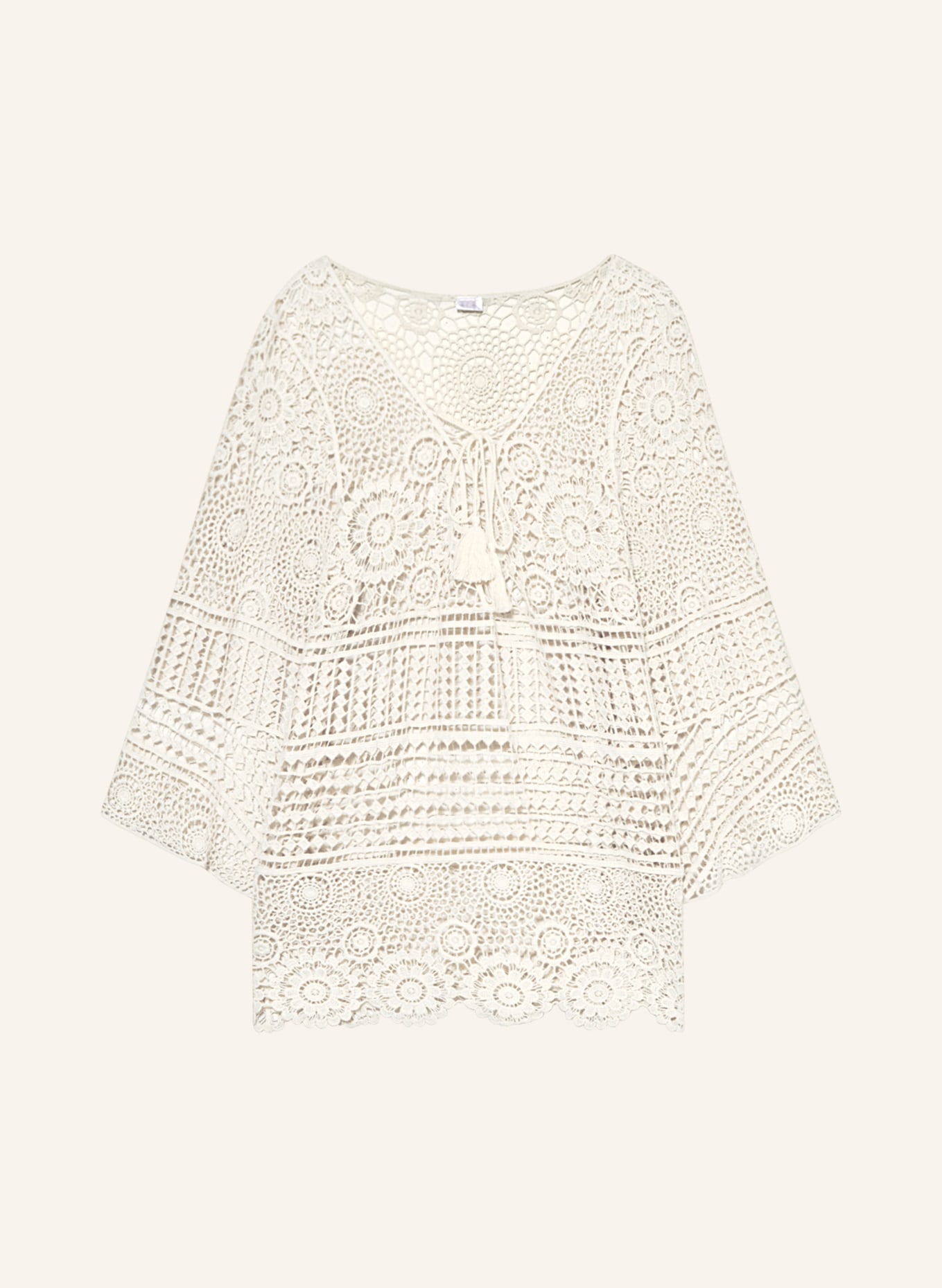 ONLY Beach dress in crochet lace, Color: CREAM (Image 1)