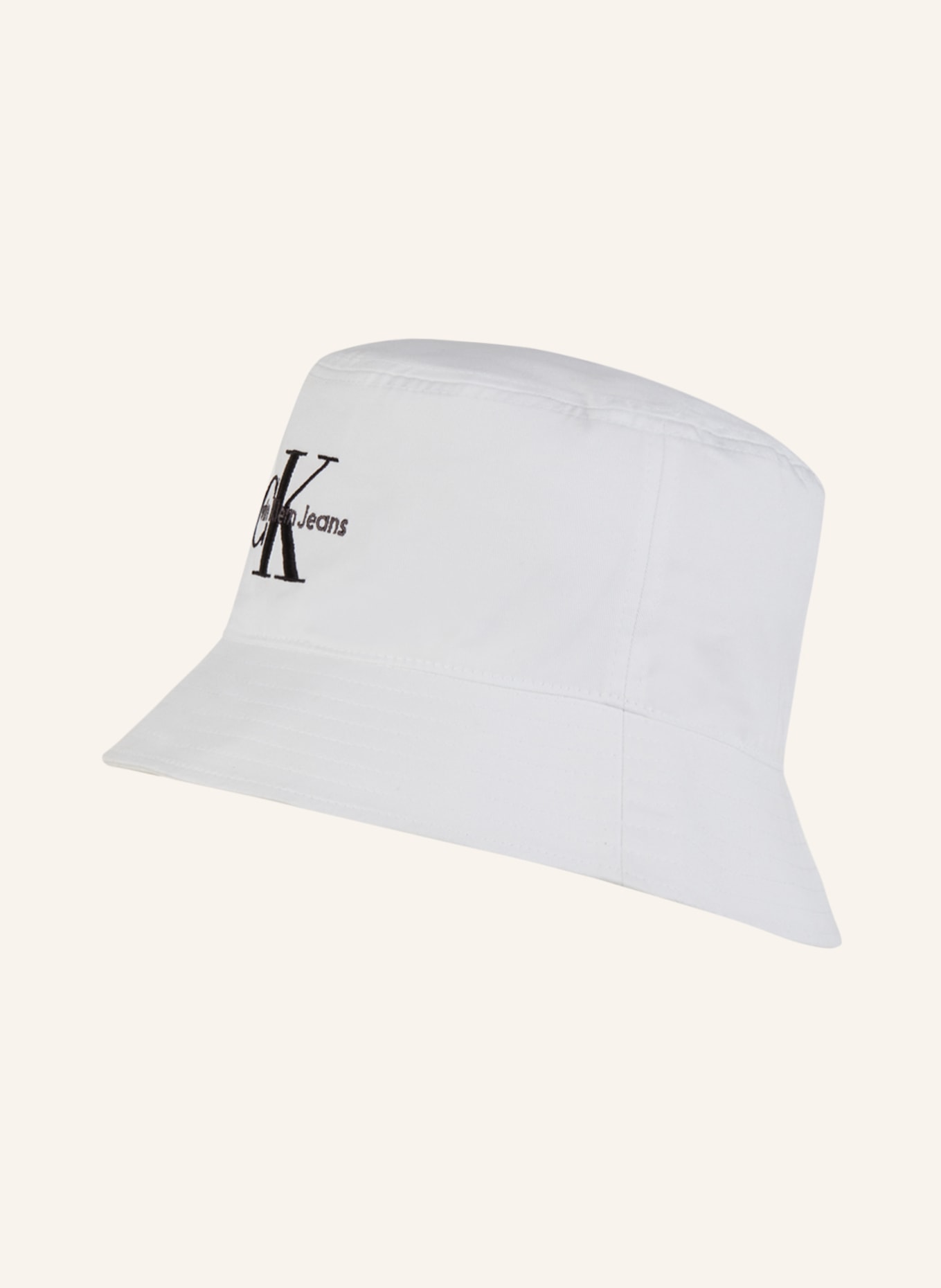 Calvin Klein Jeans Bucket-Hat, Farbe: WEISS/ SCHWARZ (Bild 1)