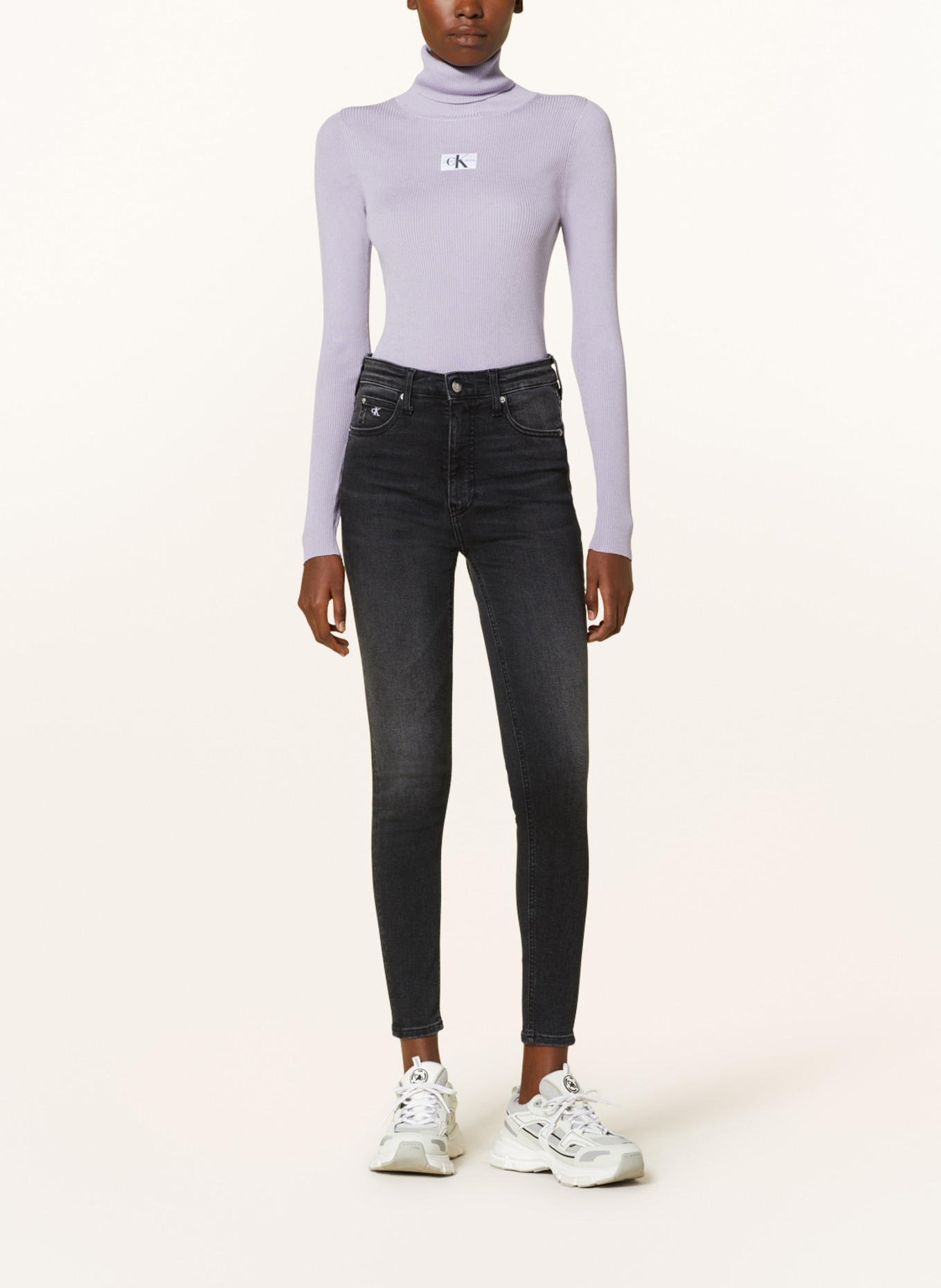 Calvin Klein Jeans Jeansy skinny, Kolor: 1A4 DENIM MEDIUM (Obrazek 2)