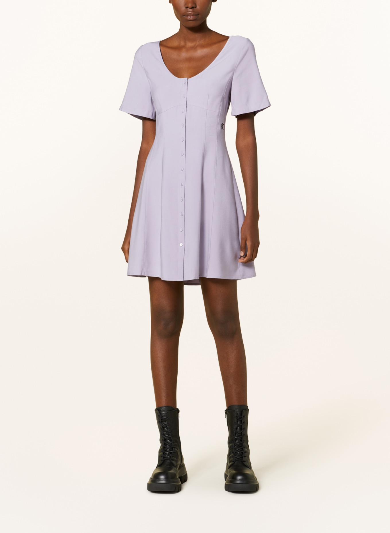 Calvin Klein Jeans Kleid, Farbe: HELLLILA (Bild 2)