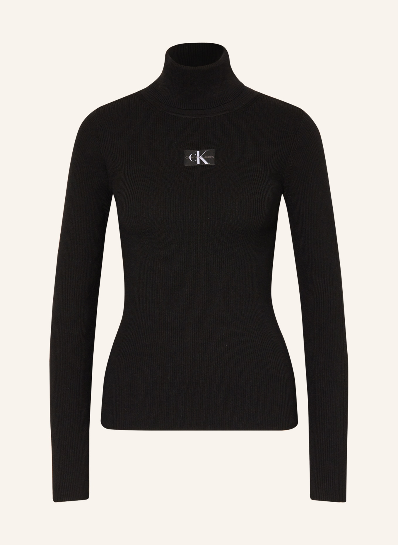 Calvin Klein Jeans Turtleneck sweater, Color: BLACK (Image 1)