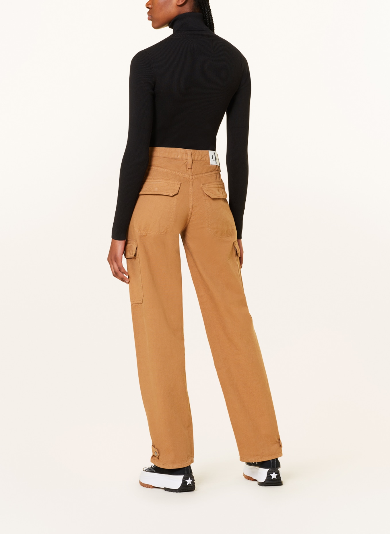 Calvin Klein Jeans Rollkragenpullover, Farbe: SCHWARZ (Bild 3)