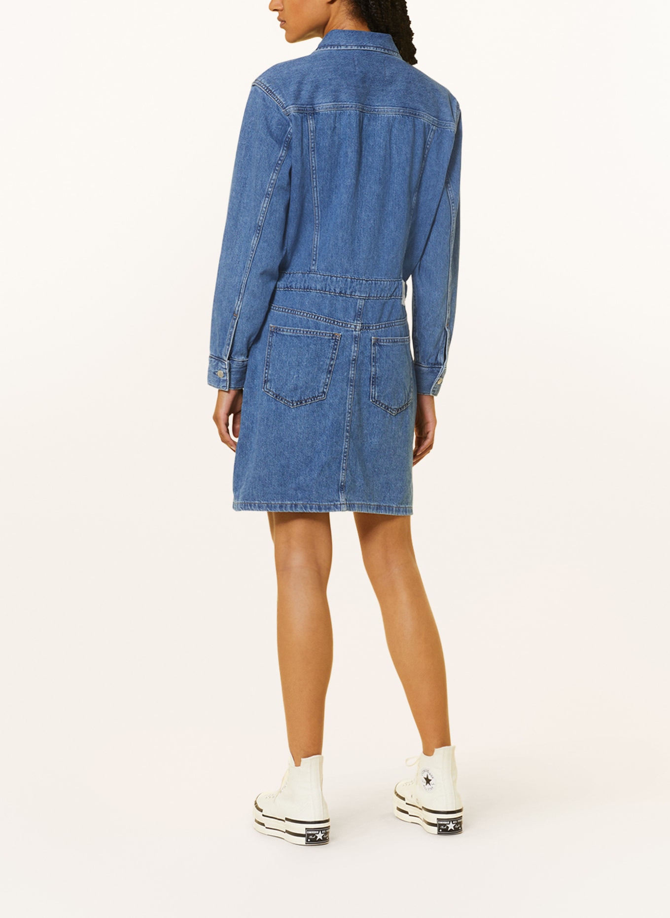 Calvin Klein Jeans Džínové šaty, Barva: 1A4 DENIM MEDIUM (Obrázek 3)