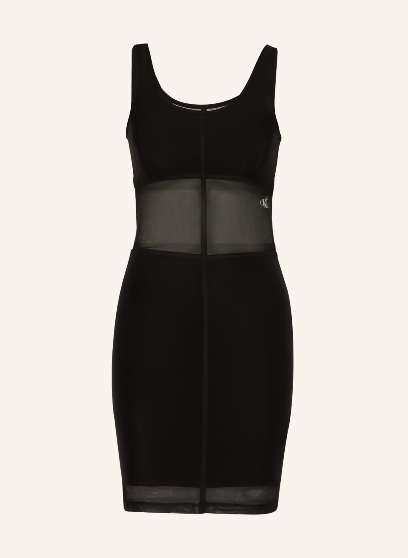 Calvin Klein Jeans Mesh dress, Color: BLACK (Image 1)