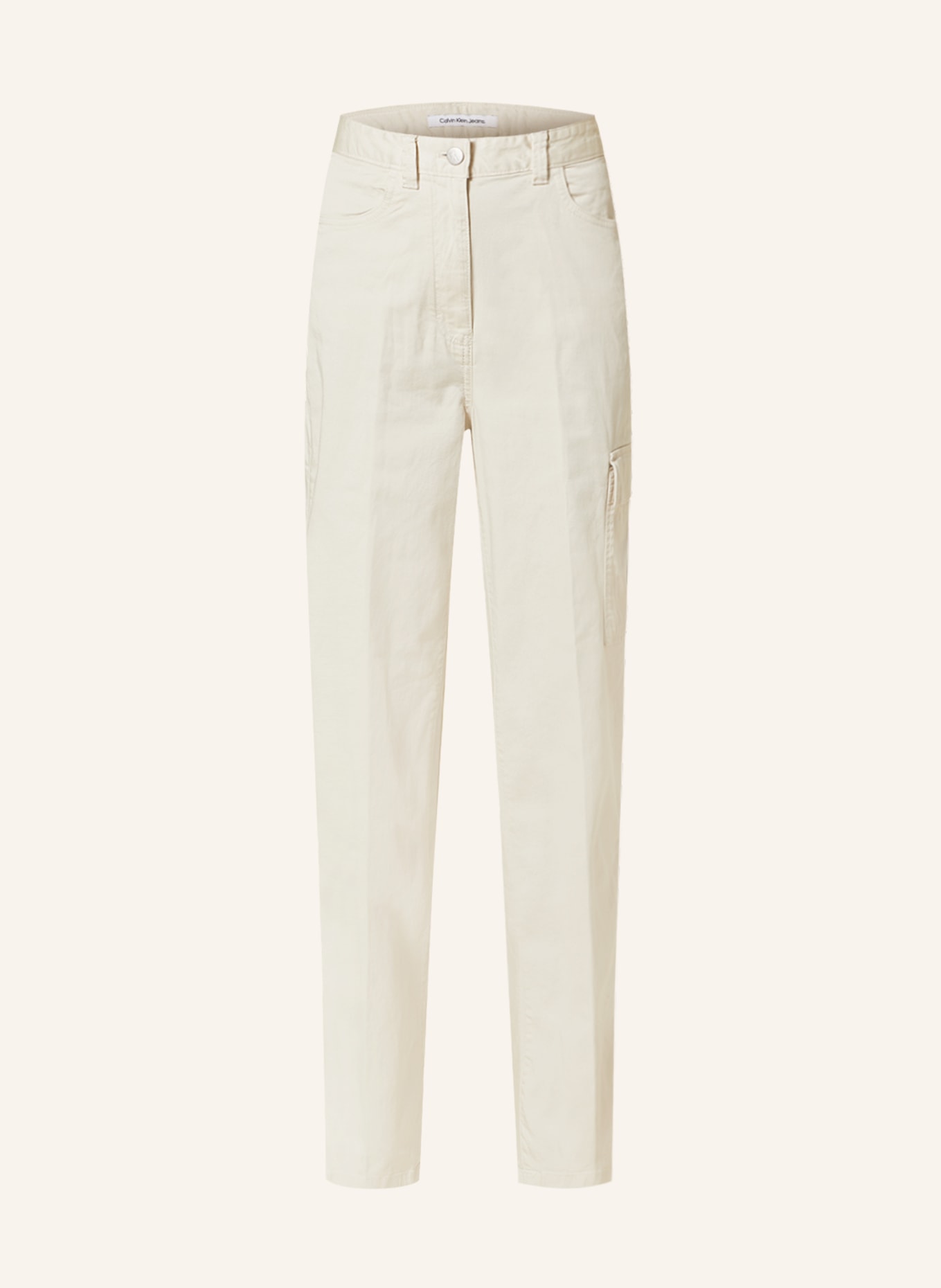 Calvin Klein Jeans Straight džíny, Barva: KRÉMOVÁ (Obrázek 1)