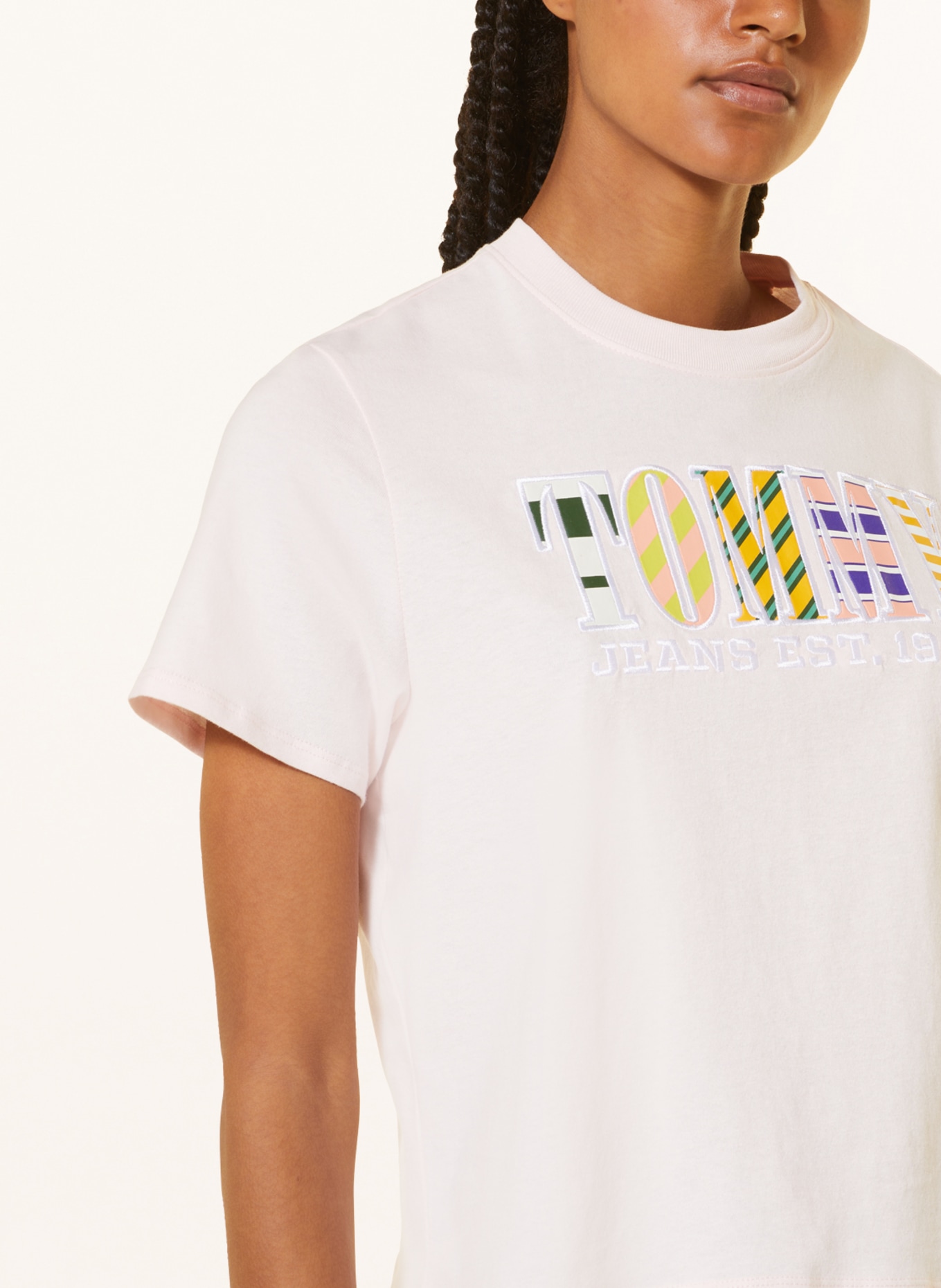 TOMMY JEANS T-Shirt, Farbe: HELLROSA/ WEISS (Bild 4)
