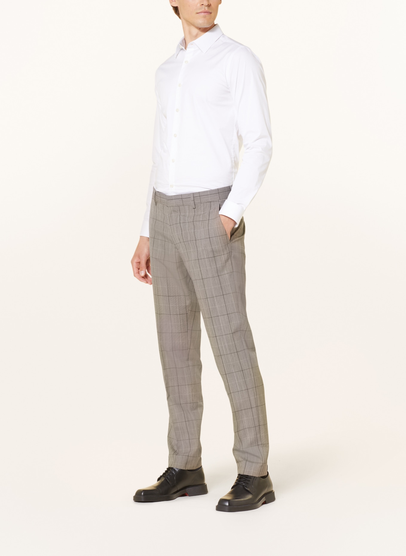 TIGER OF SWEDEN Spodnie garniturowe TENUTAS slim fit, Kolor: 08Z Silver Filigree (Obrazek 3)