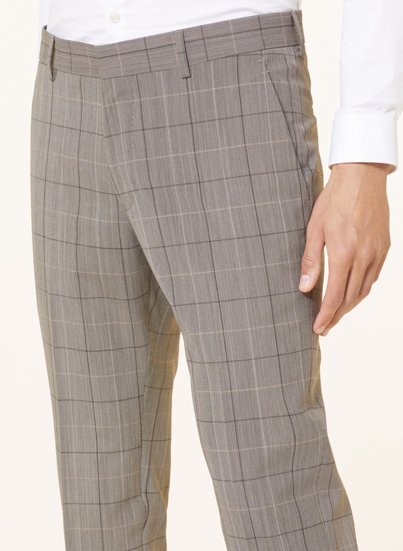 TIGER OF SWEDEN Spodnie garniturowe TENUTAS slim fit, Kolor: 08Z Silver Filigree (Obrazek 6)