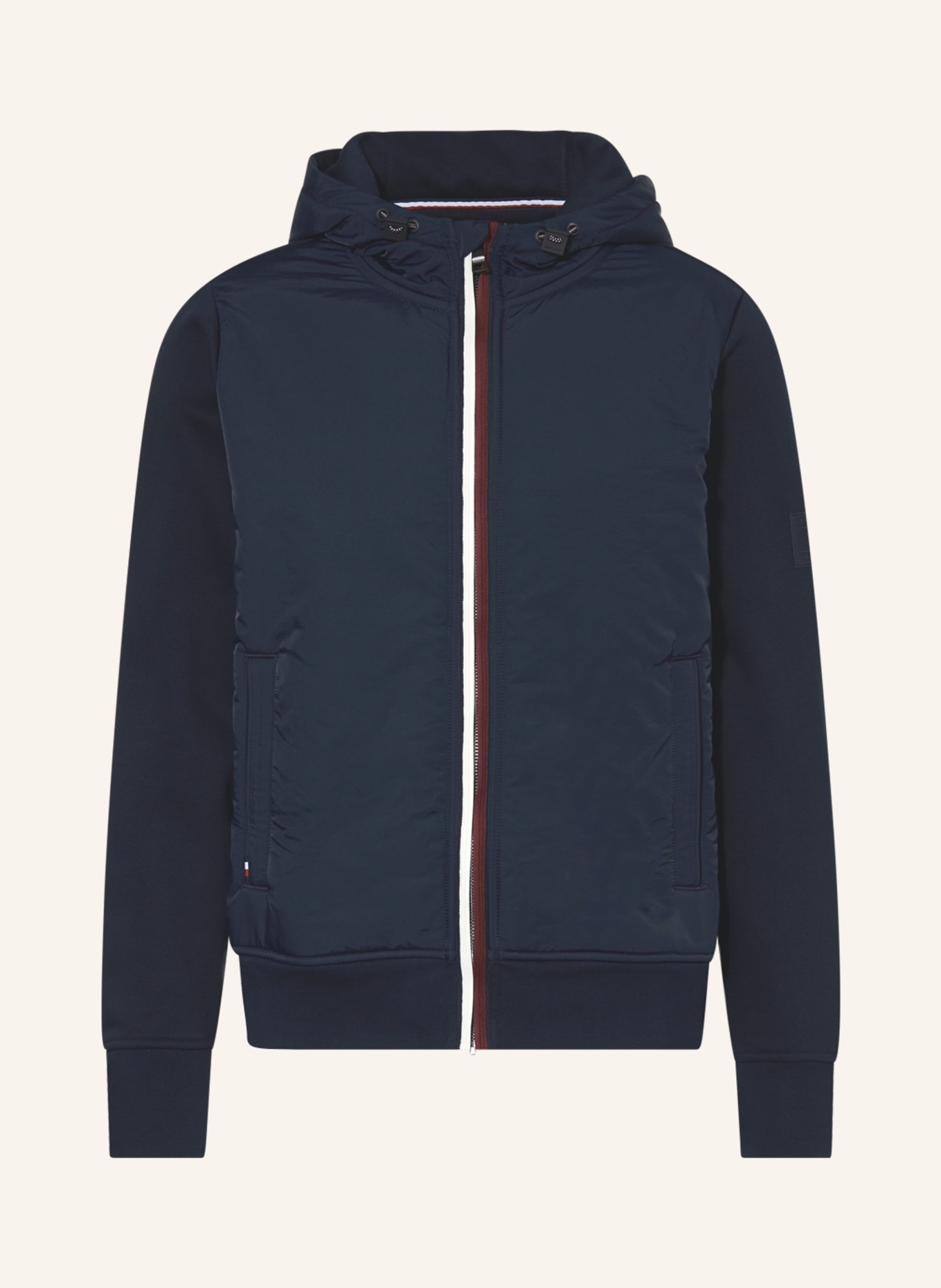 TOMMY HILFIGER Jacket in mixed materials, Color: DARK BLUE (Image 1)
