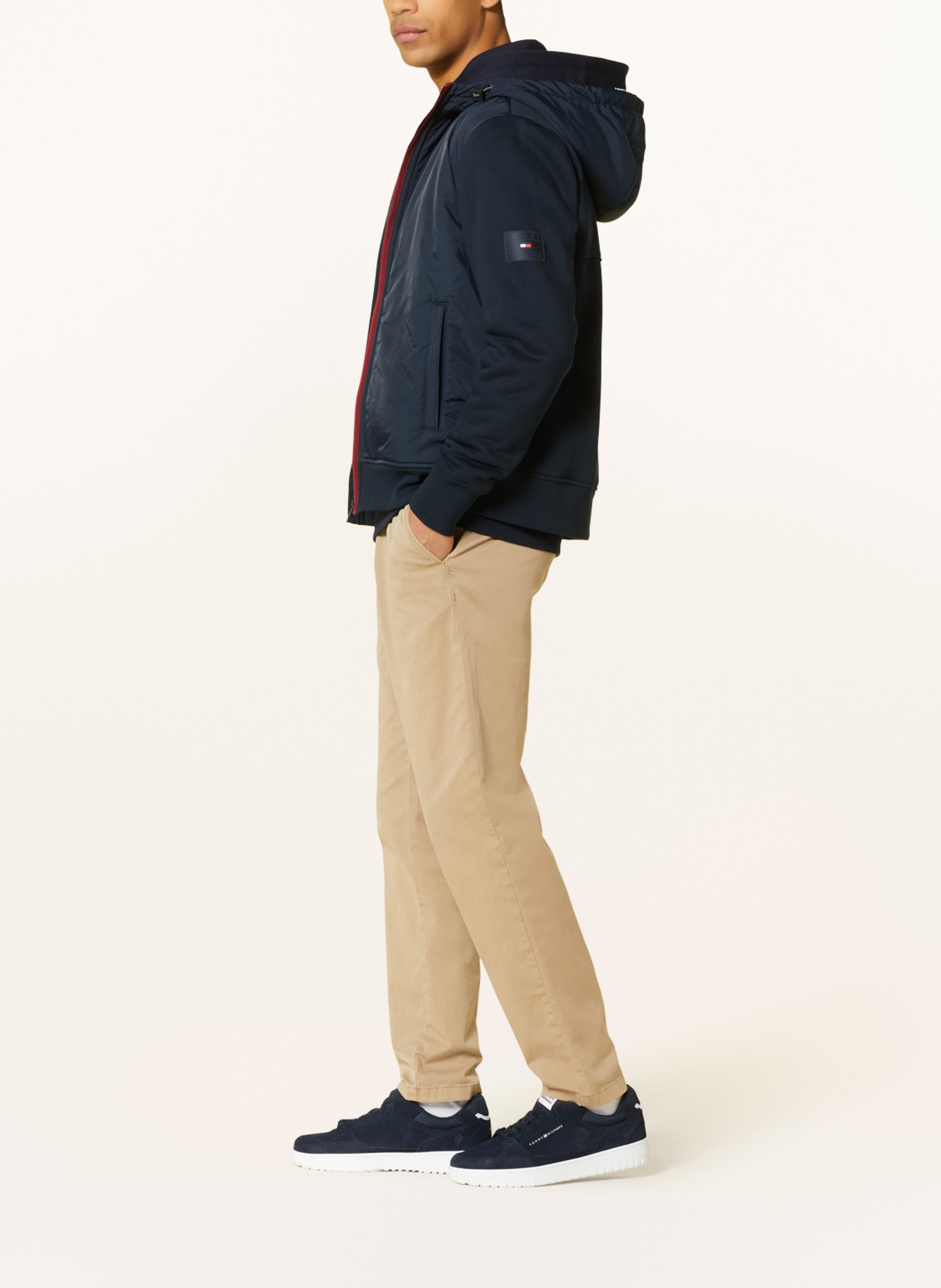 TOMMY HILFIGER Jacket in mixed materials, Color: DARK BLUE (Image 4)