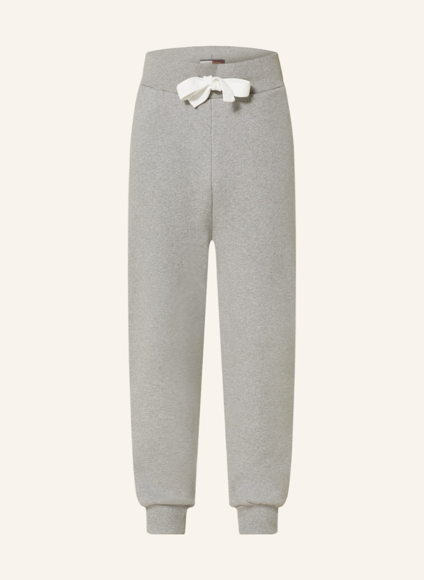 TOMMY HILFIGER Sweatpants with tuxedo stripe, Color: LIGHT GRAY/ WHITE (Image 1)