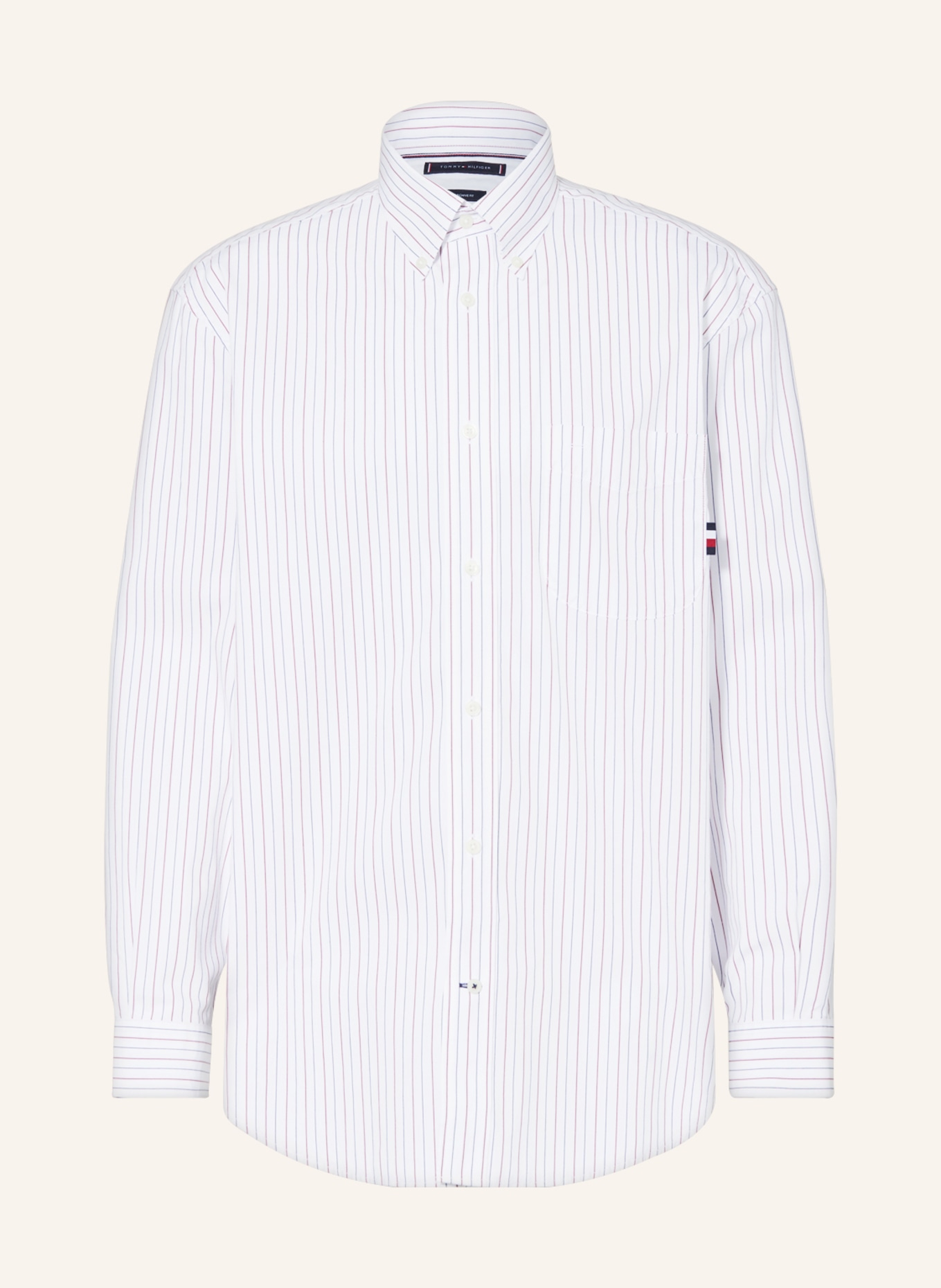 TOMMY HILFIGER Shirt archive fit, Color: WHITE/ RED (Image 1)