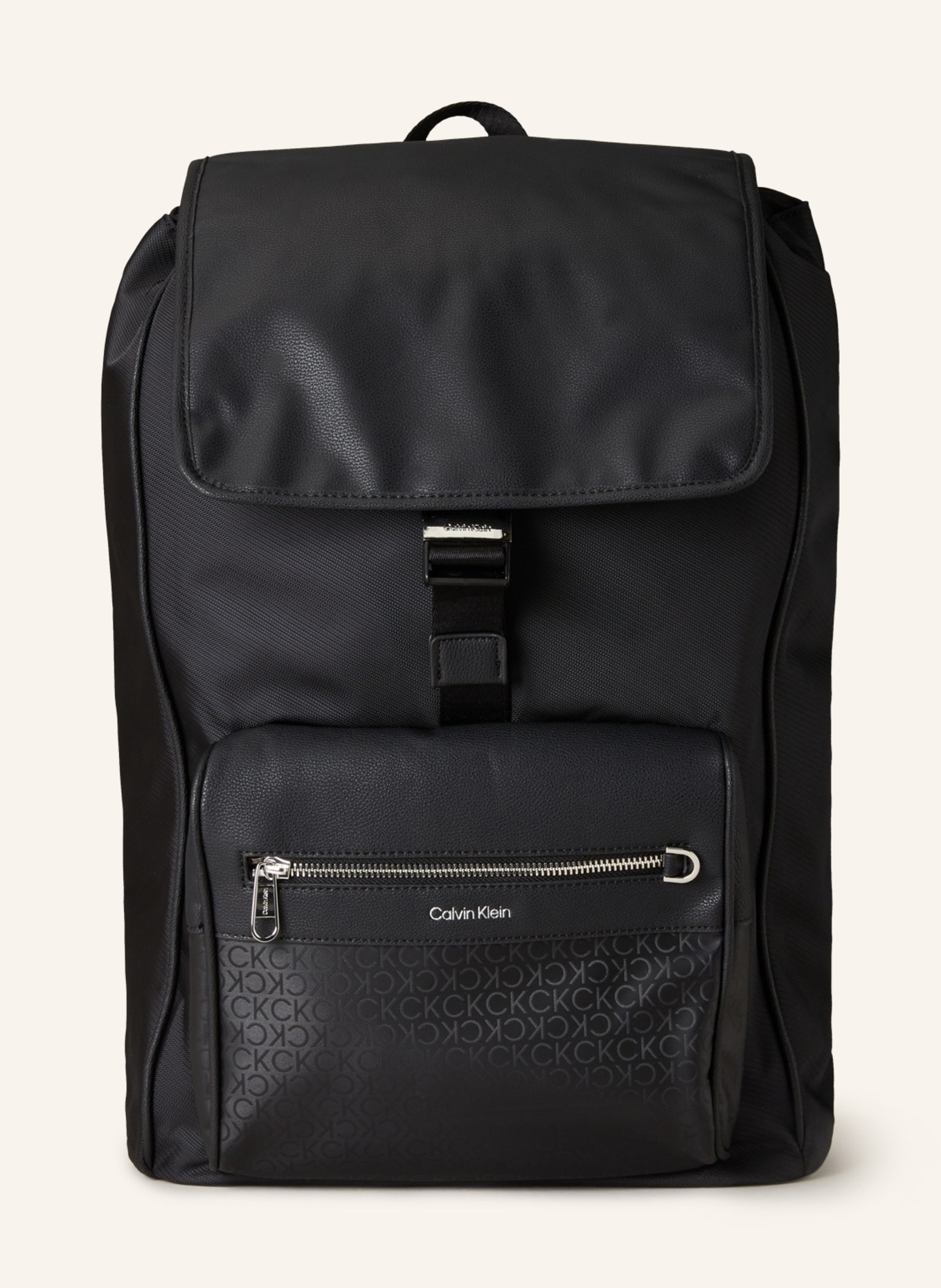 Calvin Klein Plecak z kieszenią na laptop, Kolor: CZARNY (Obrazek 1)