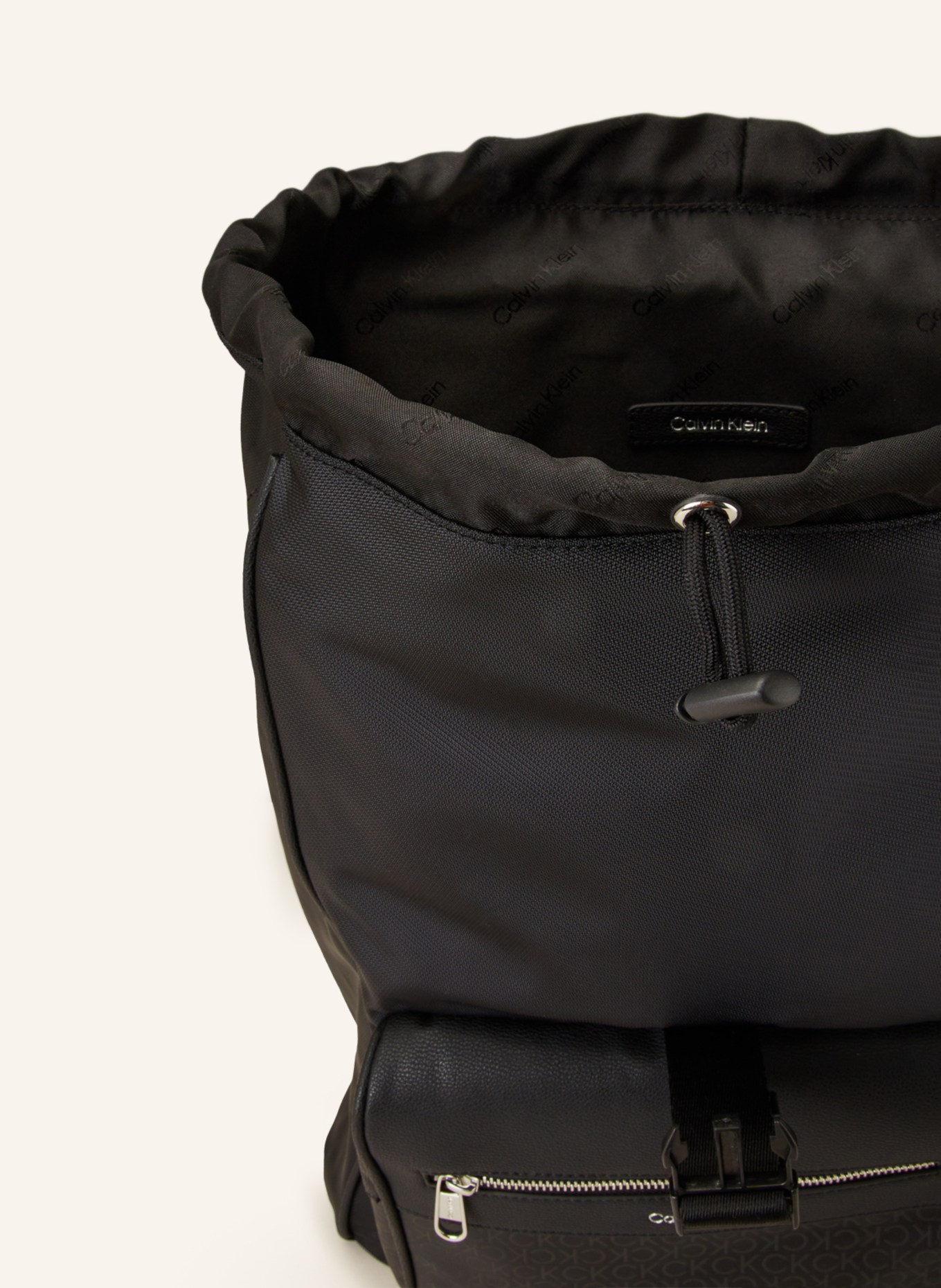 Calvin Klein Backpack with laptop compartment, Color: BLACK (Image 3)