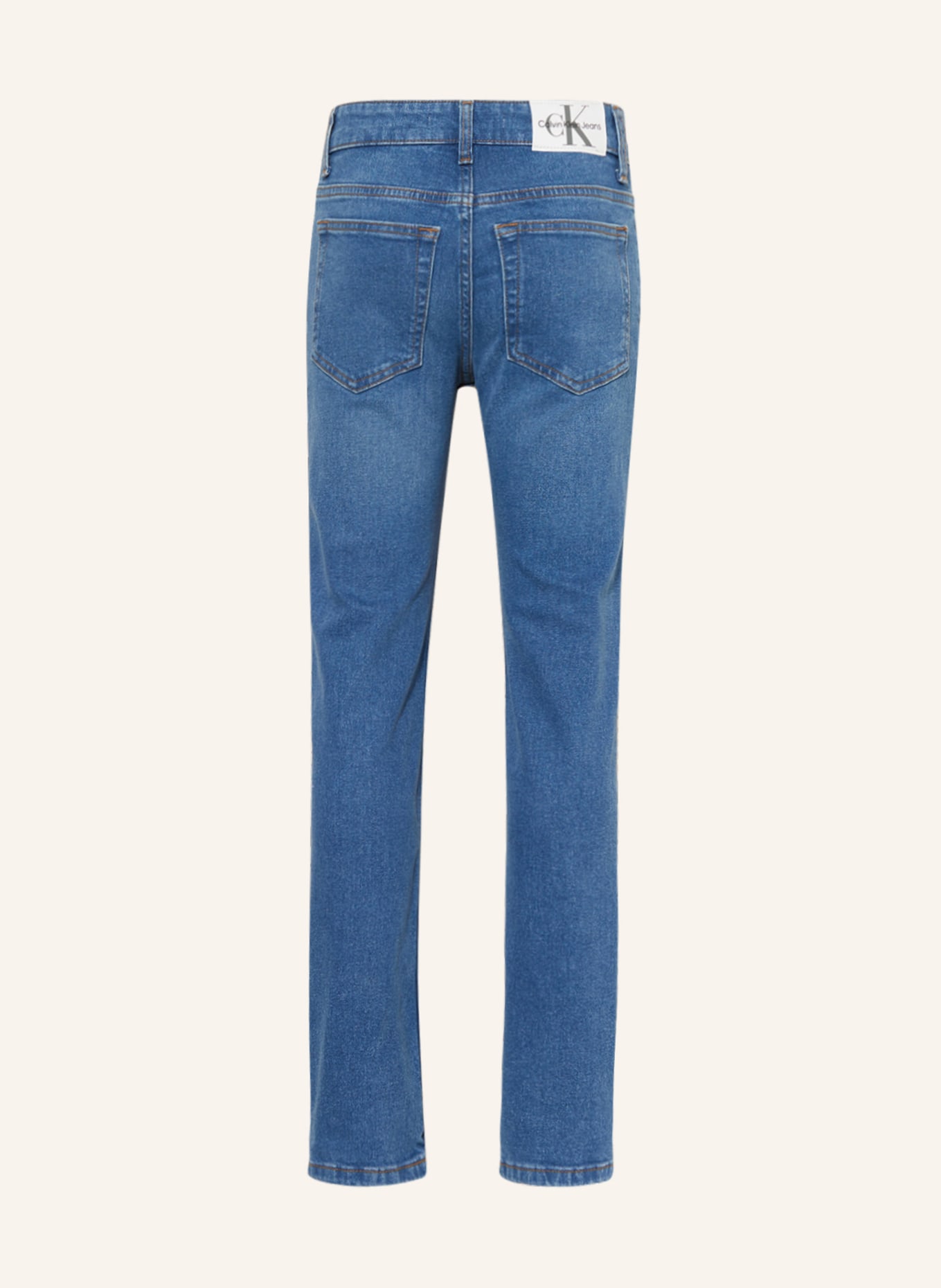Calvin Klein Jeans Slim Fit, Farbe: 1A4 Mid Blue (Bild 2)