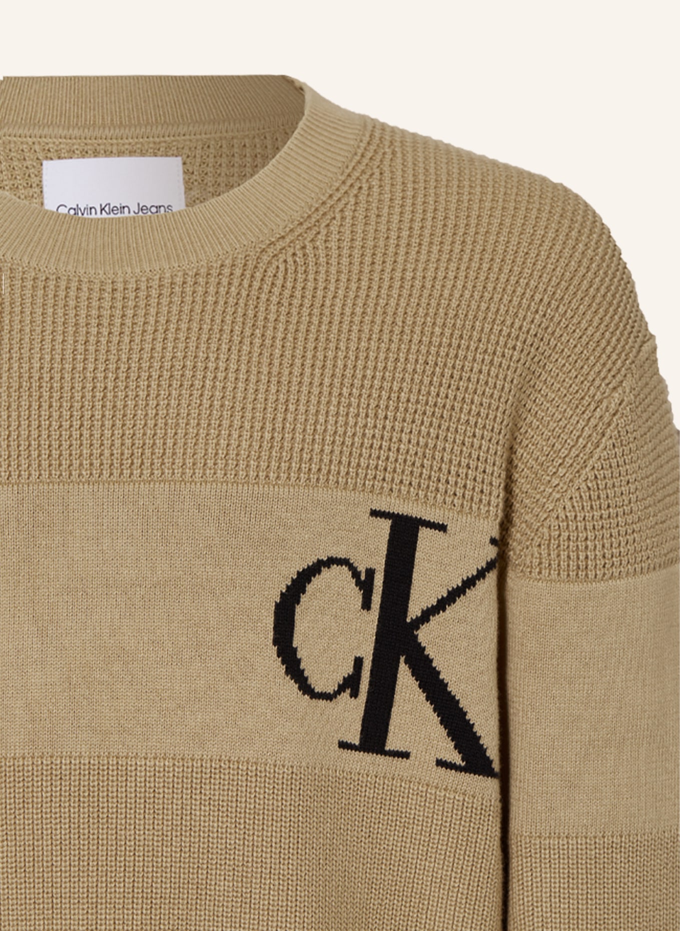 Calvin Klein Sweter, Kolor: CAMELOWY (Obrazek 3)