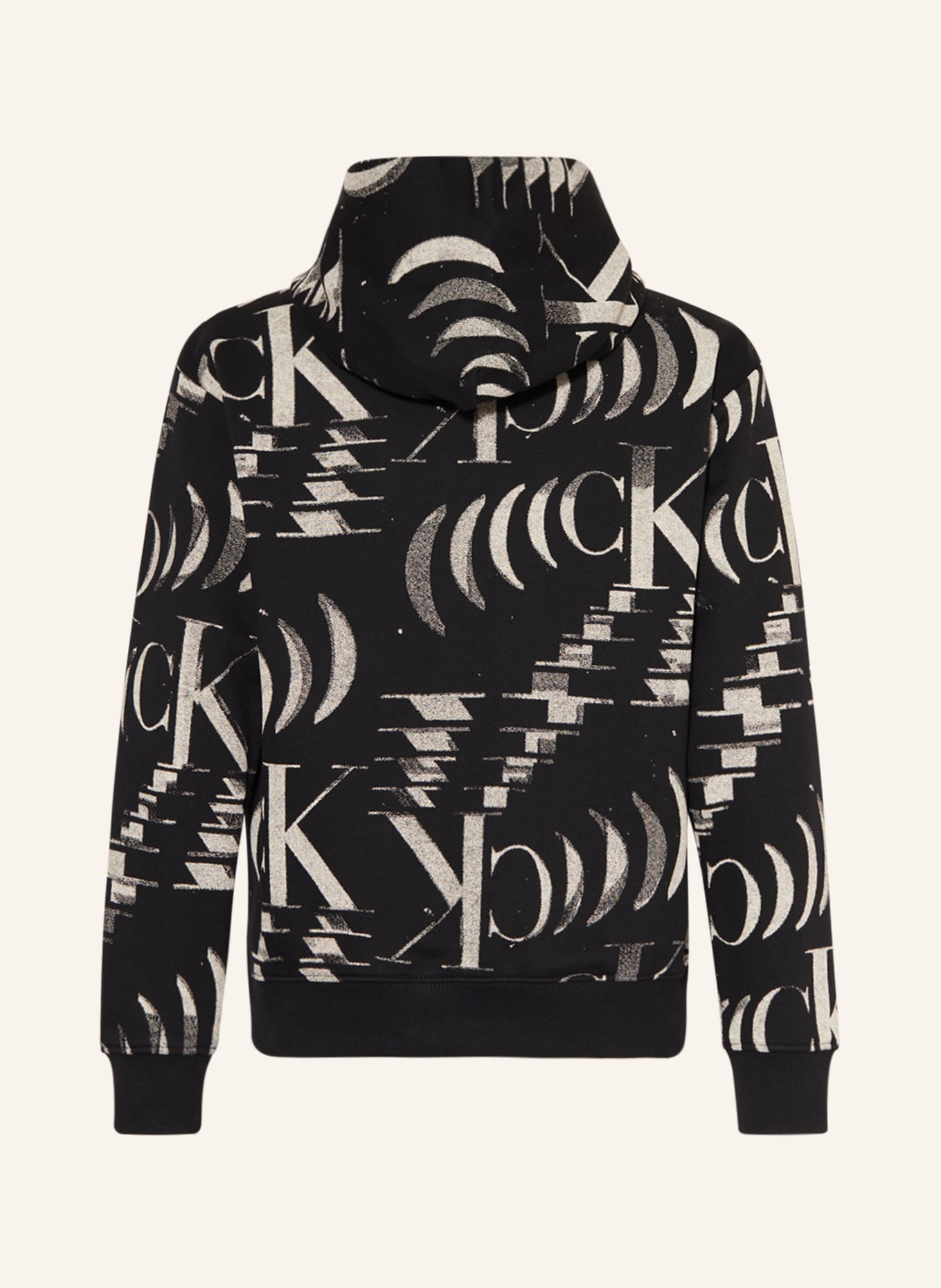 Calvin Klein Bluza z kapturem, Kolor: CZARNY/ KREMOWY (Obrazek 2)
