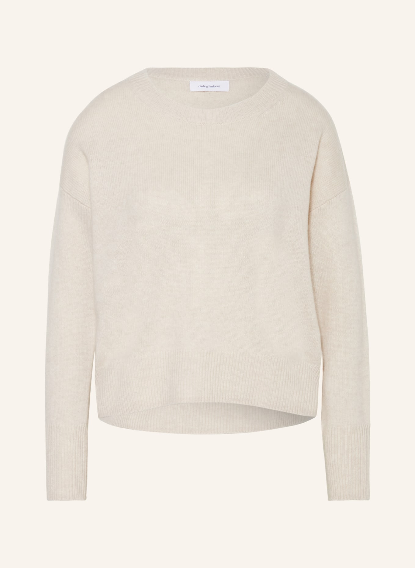 darling harbour Cashmere sweater, Color: CREAM (Image 1)