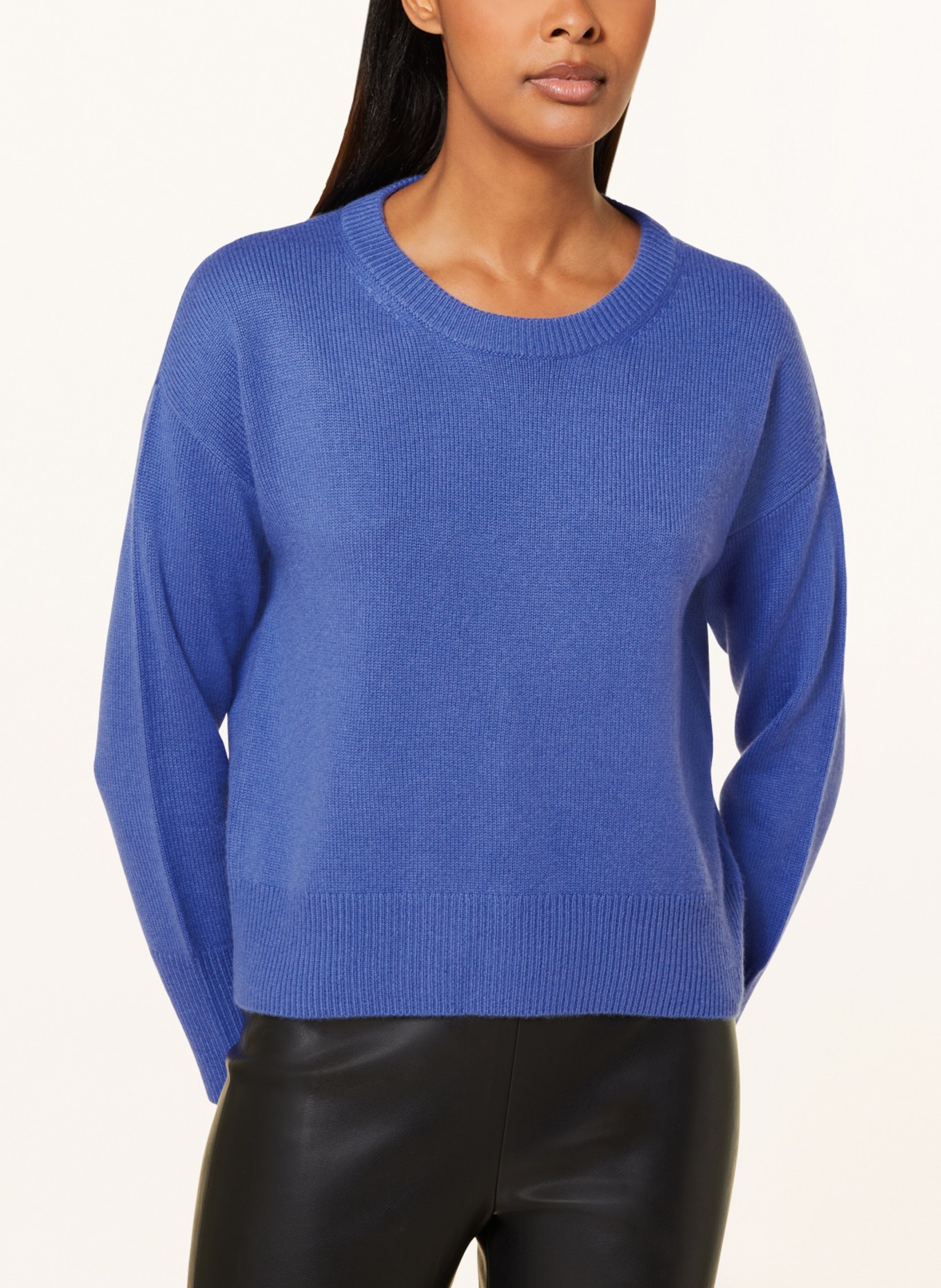 darling harbour Cashmere sweater, Color: BLUE (Image 4)