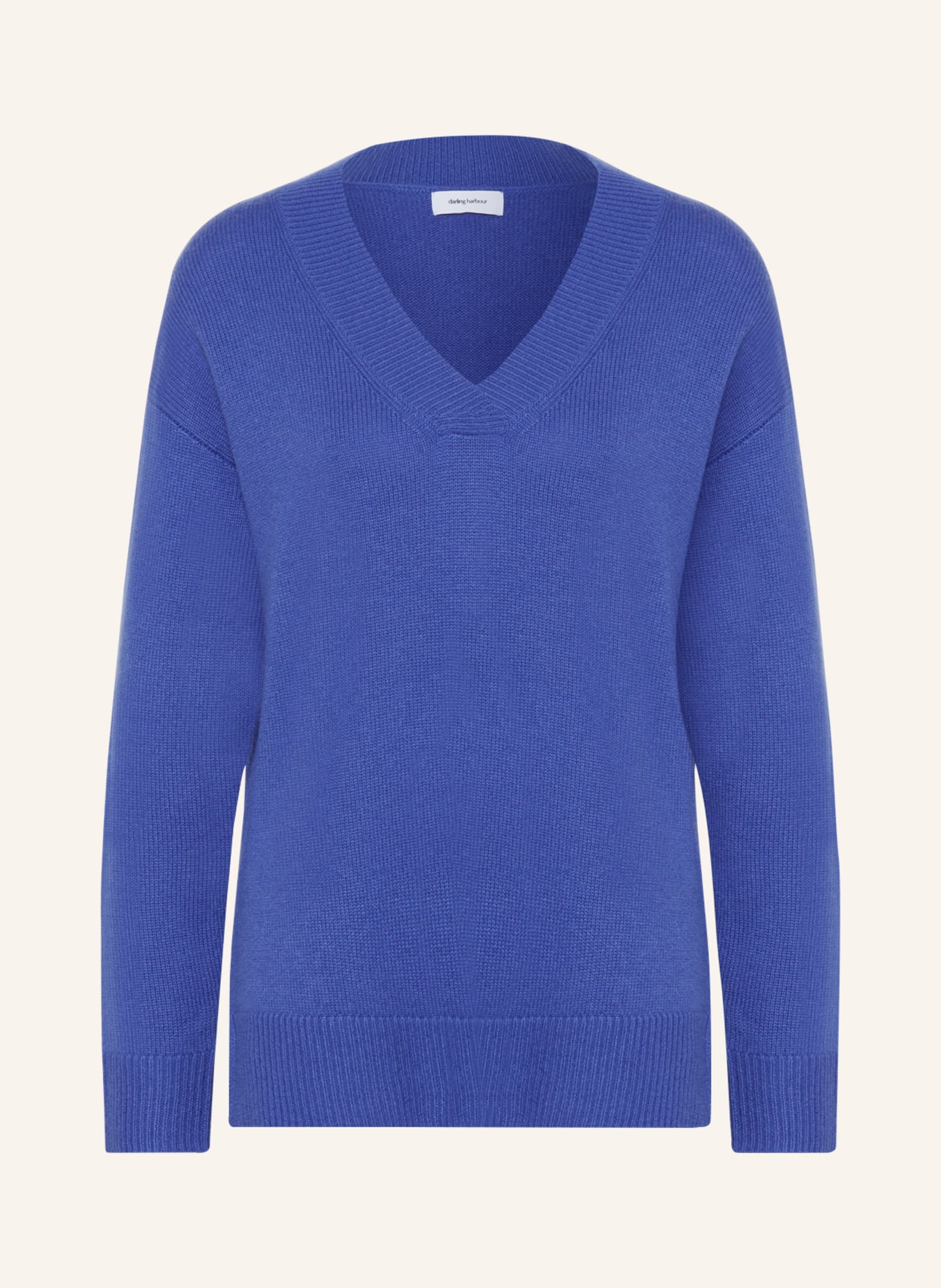darling harbour Cashmere sweater, Color: BLUE (Image 1)