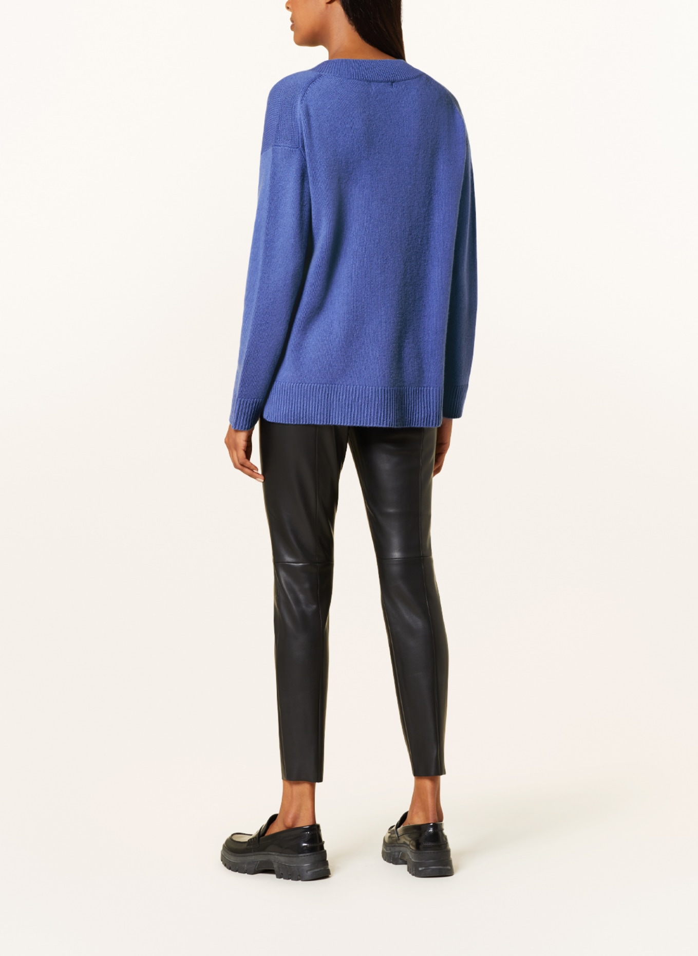 darling harbour Cashmere sweater, Color: BLUE (Image 3)