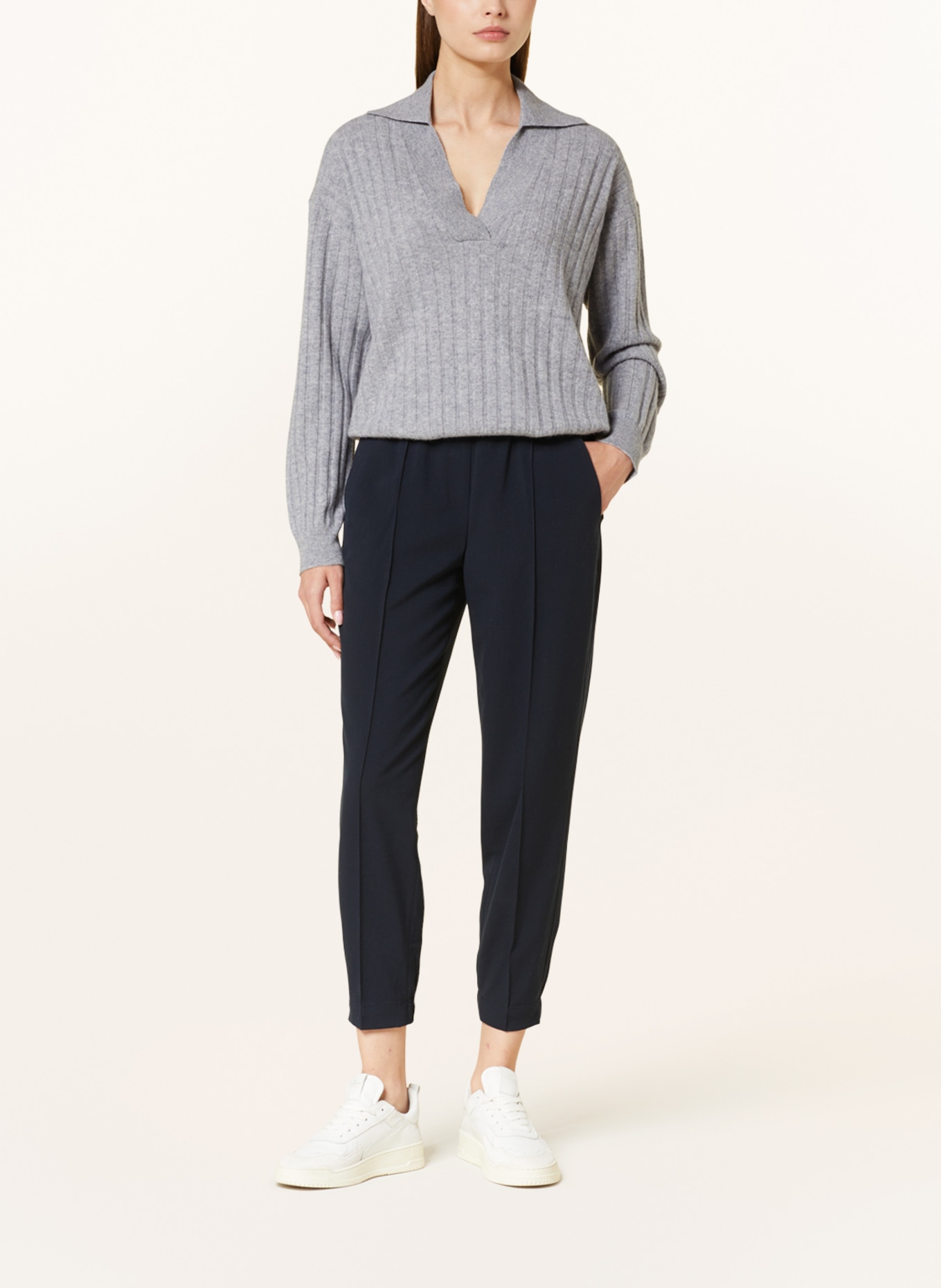 darling harbour Cashmere sweater, Color: GRAY (Image 2)