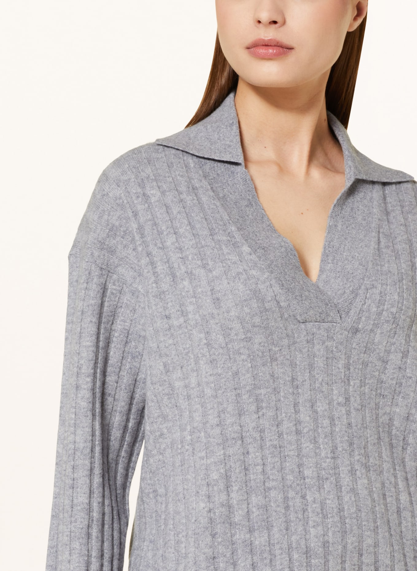 darling harbour Cashmere sweater, Color: GRAY (Image 4)