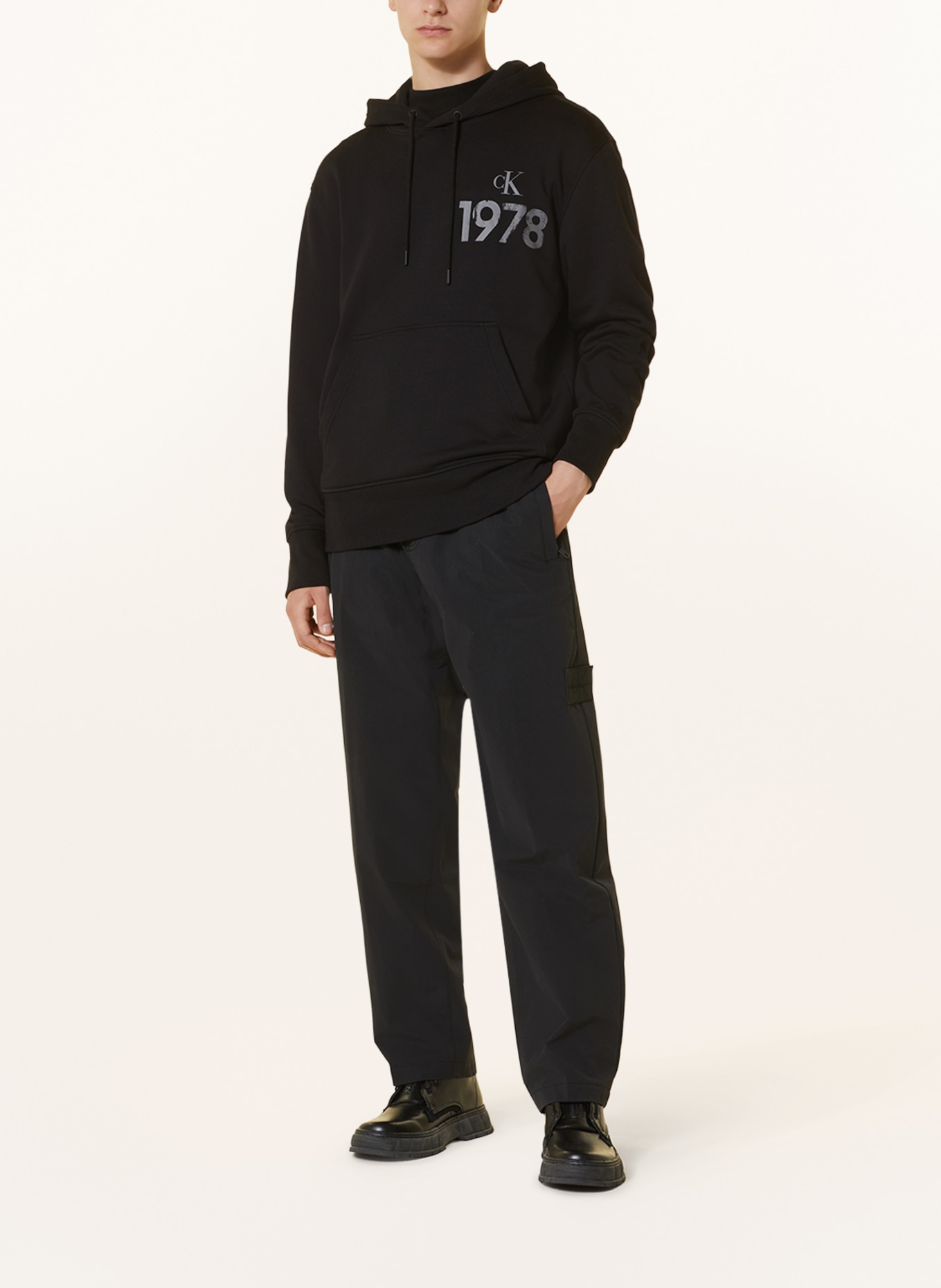 Calvin Klein Jeans Trousers, Color: BLACK (Image 2)