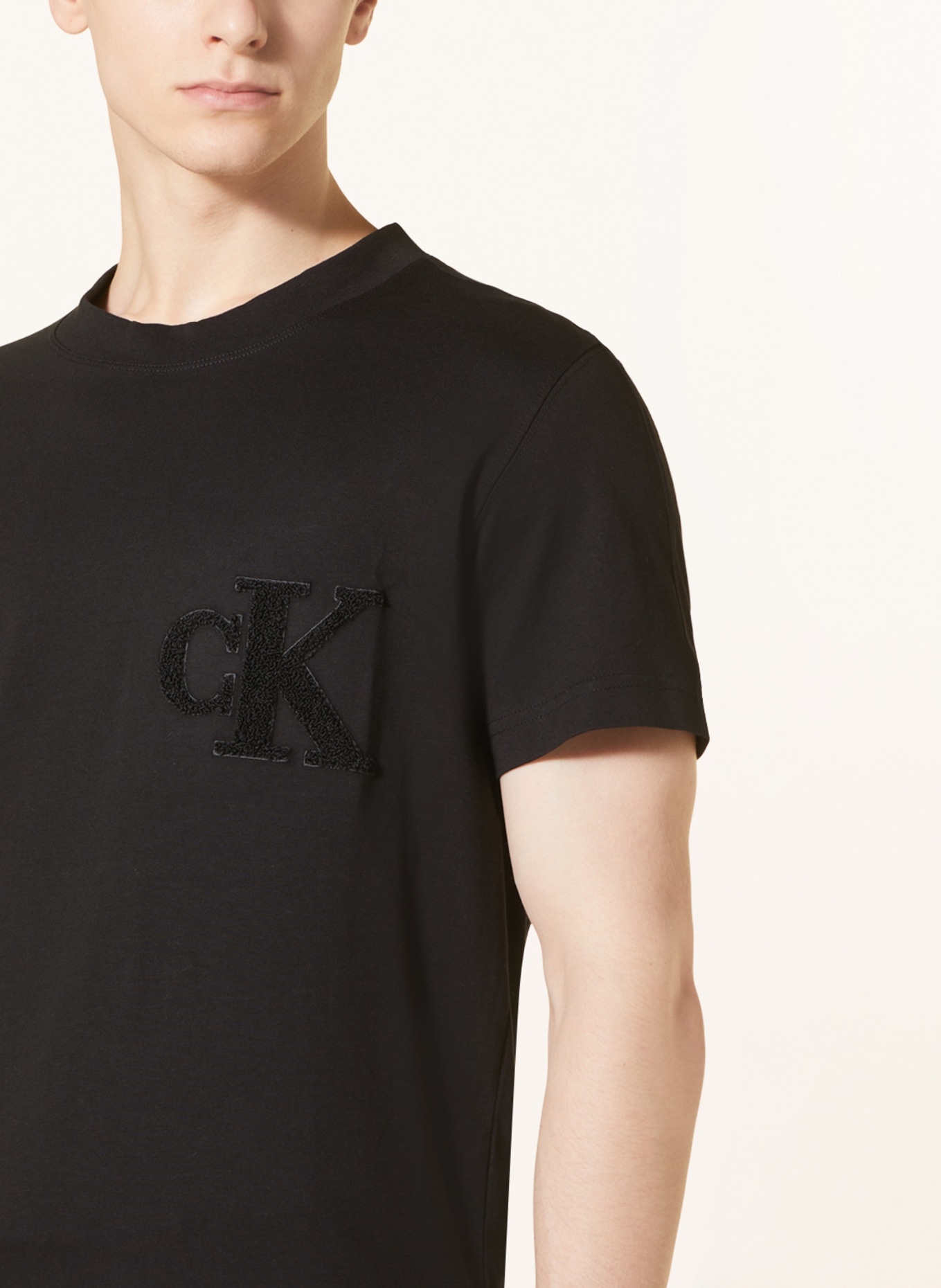Calvin Klein Jeans T-Shirt, Farbe: SCHWARZ (Bild 4)
