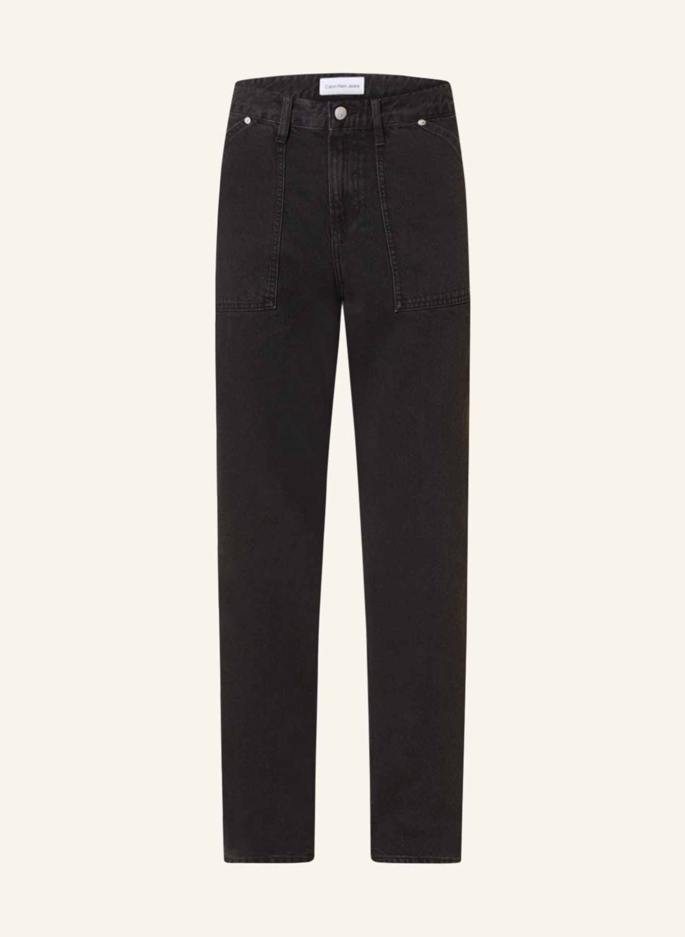 Calvin Klein Jeans Jeans 90S STRAIGHT Relaxed Fit, Farbe: SCHWARZ (Bild 1)