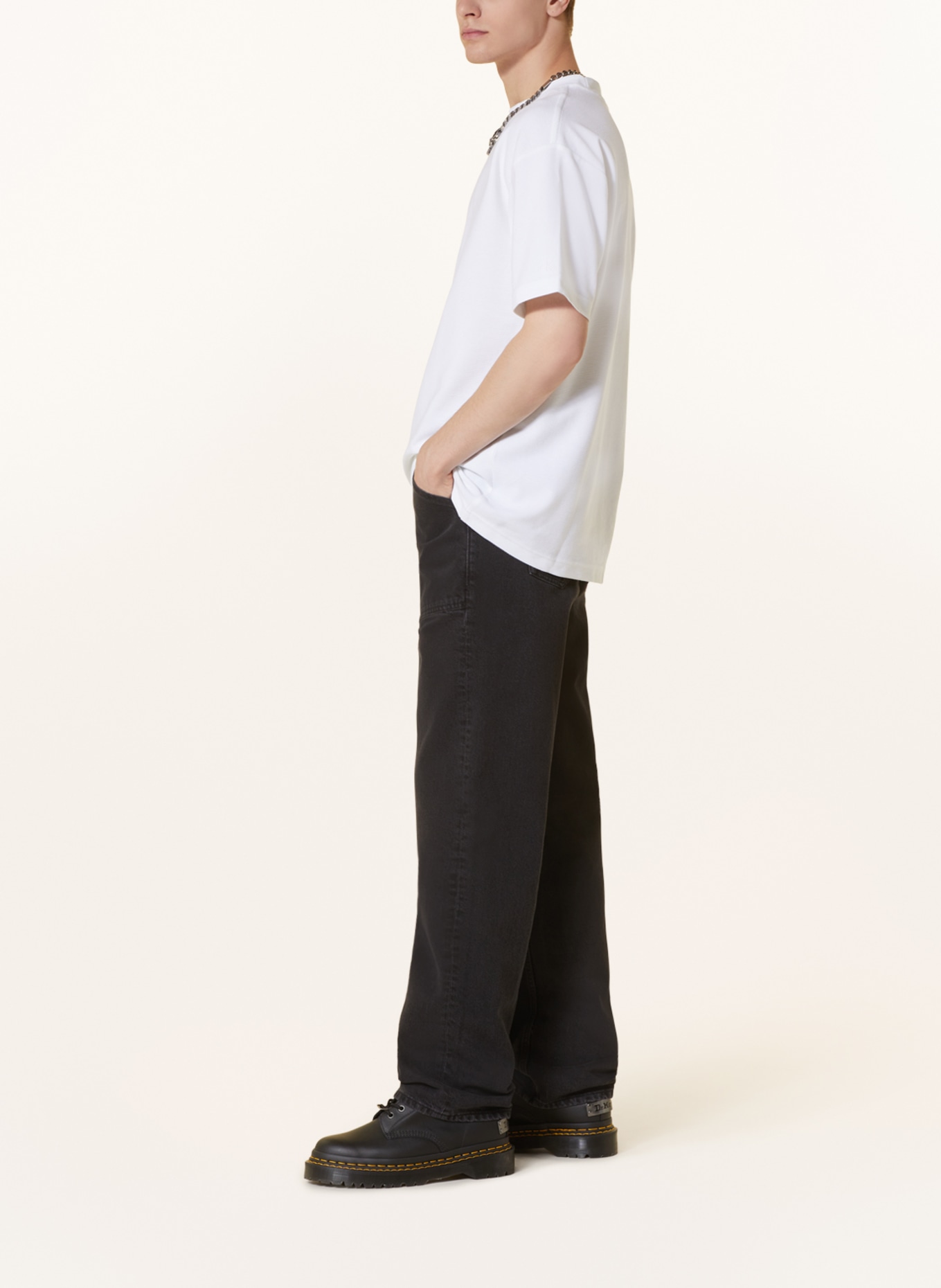Calvin Klein Jeans Jeansy 90S STRAIGHT relaxed fit, Kolor: CZARNY (Obrazek 4)