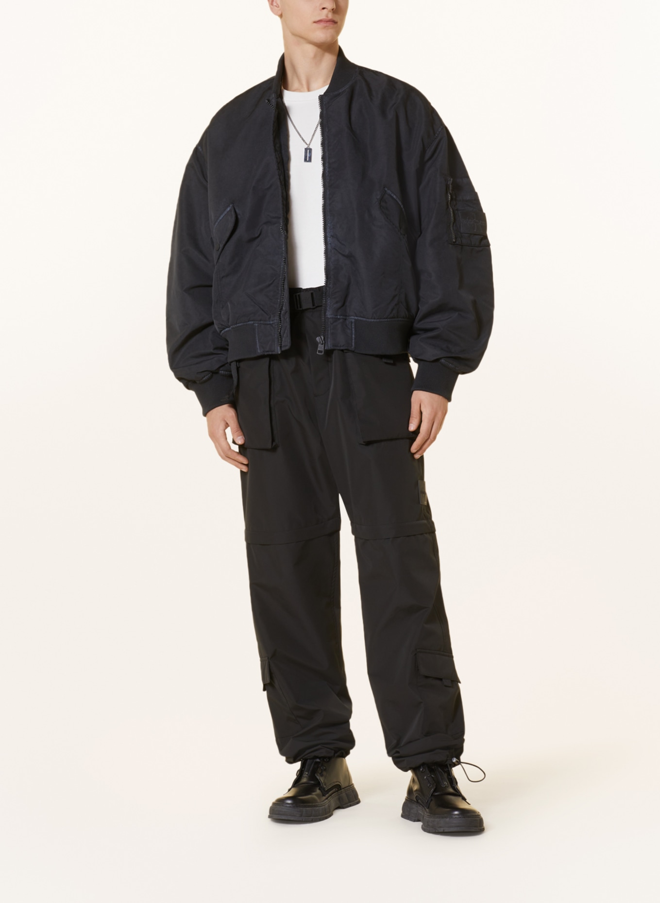 Calvin Klein Jeans Bomber jacket, Color: BLACK (Image 2)