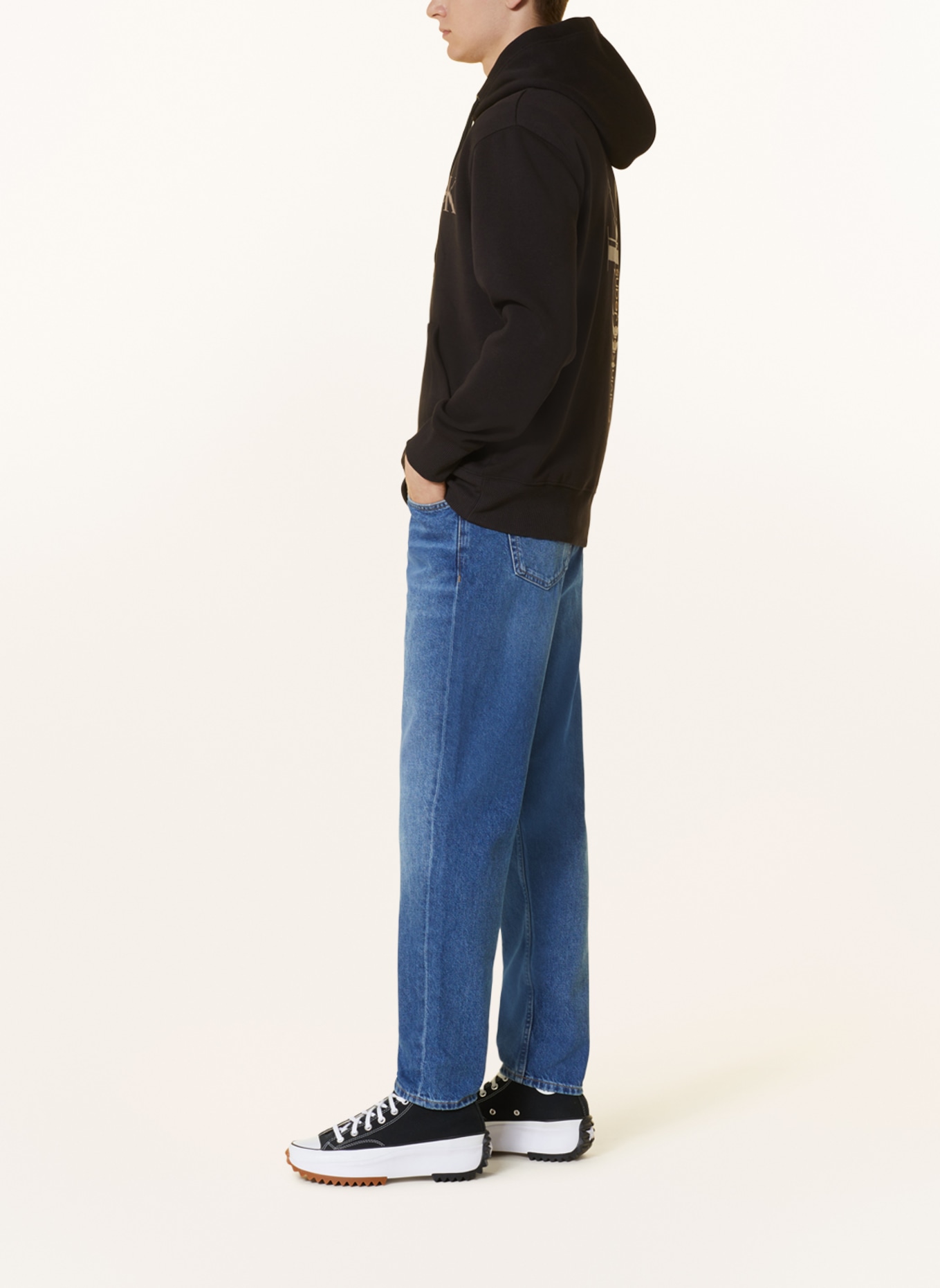 Calvin Klein Jeans Jeansy regular taper fit, Kolor: 1A4 DENIM MEDIUM (Obrazek 4)
