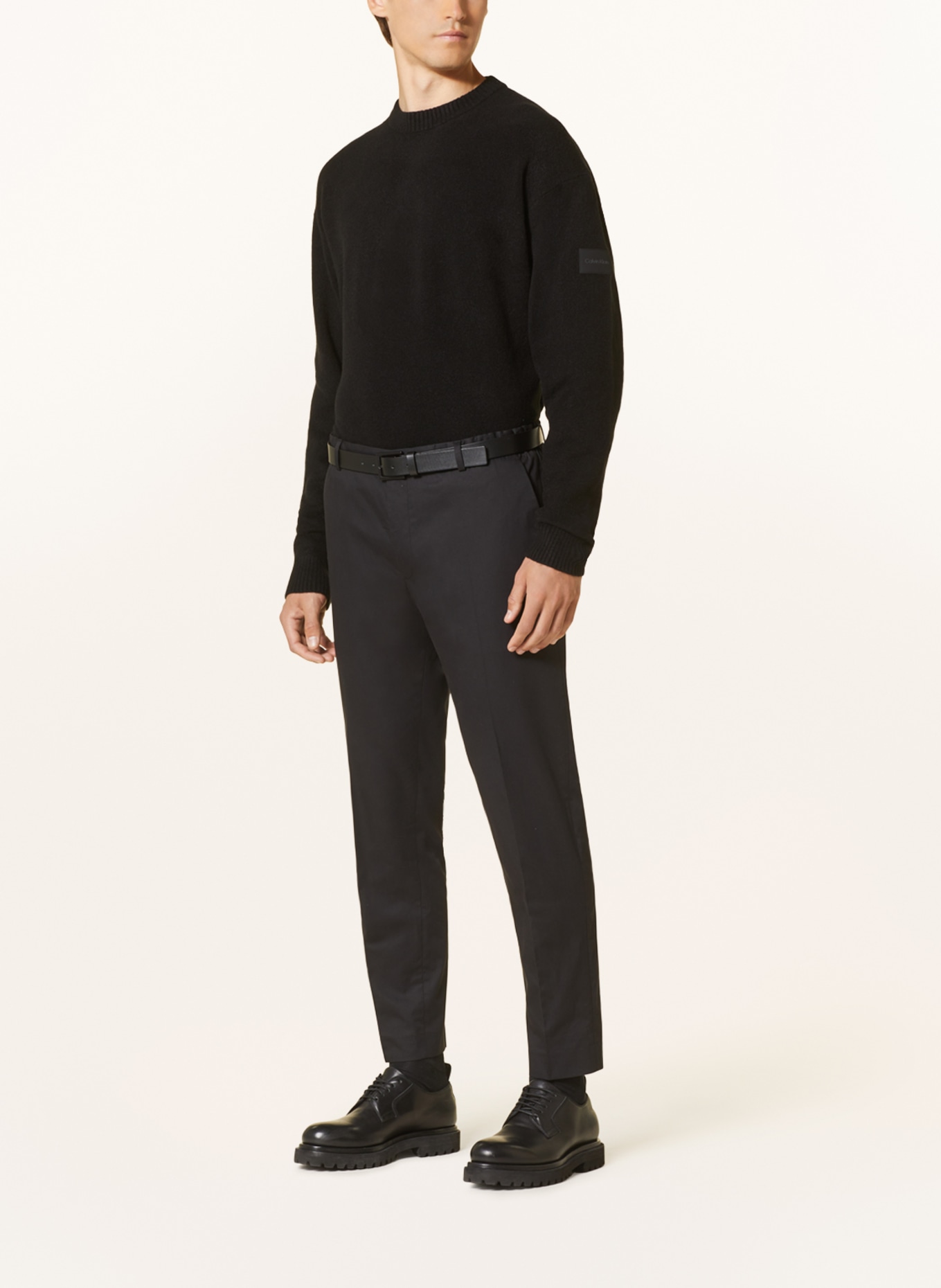 Calvin Klein Chino Regular Fit, Farbe: SCHWARZ (Bild 2)