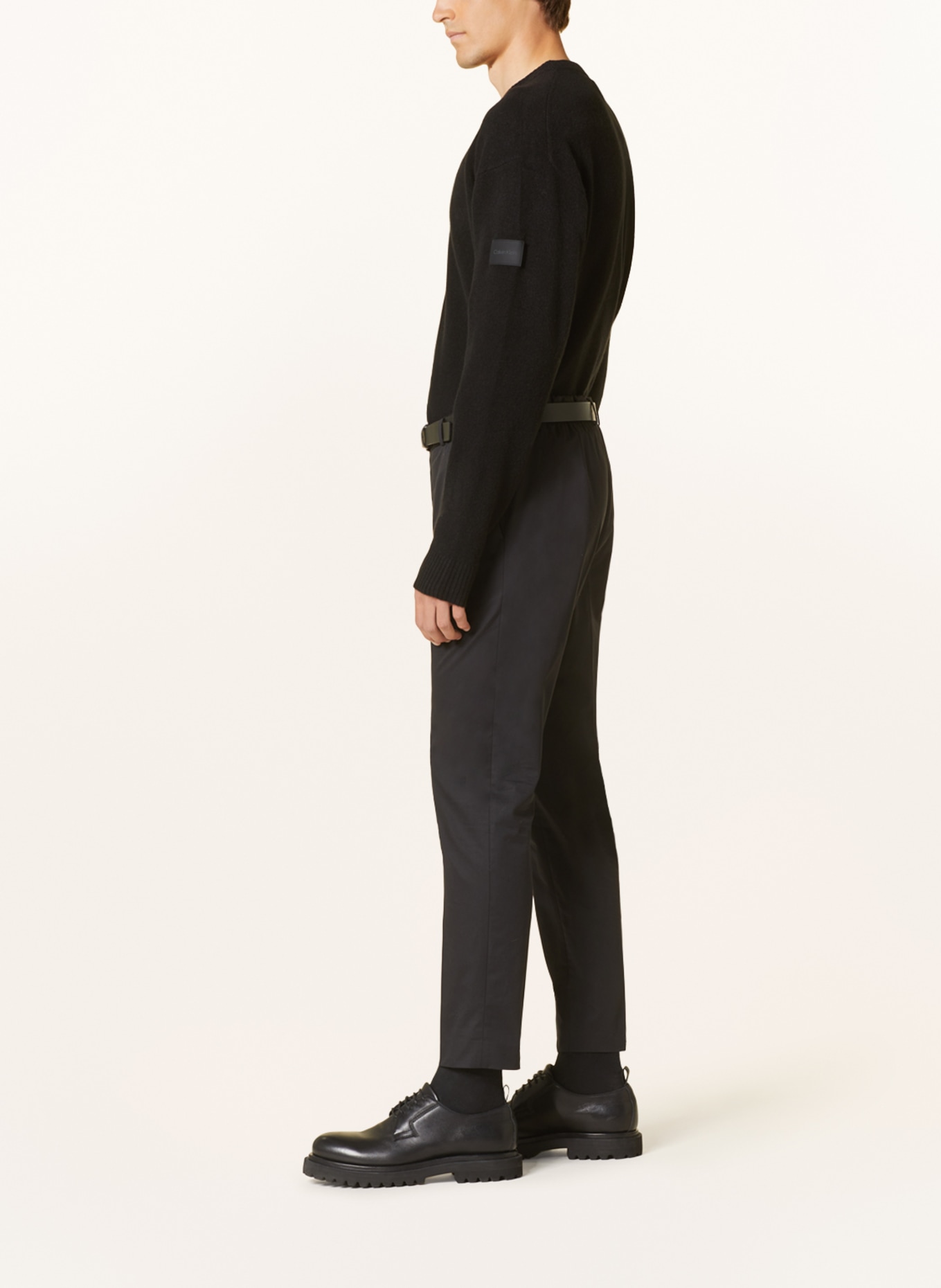 Calvin Klein Chino Regular Fit, Farbe: SCHWARZ (Bild 4)