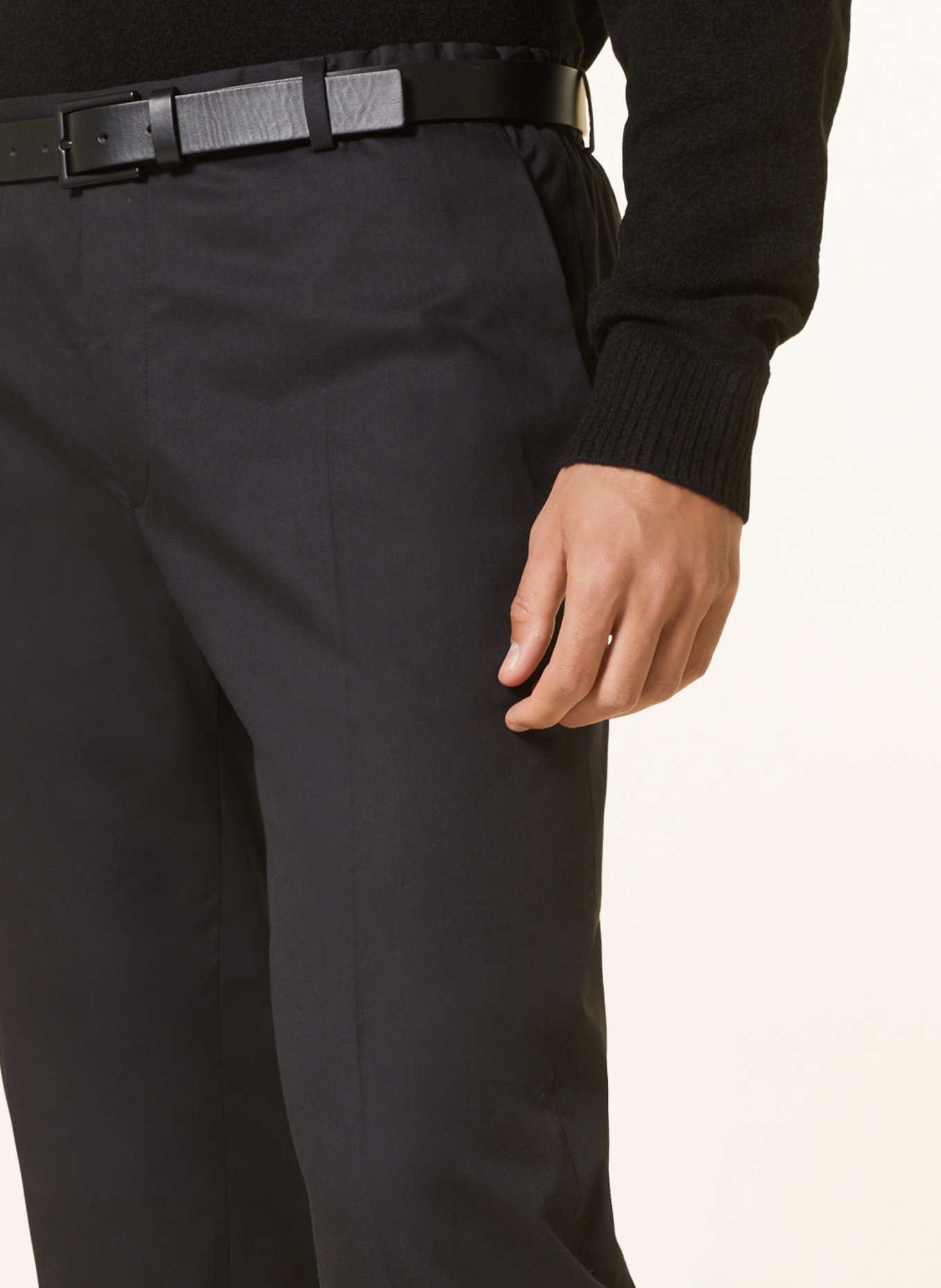 Calvin Klein Chino Regular Fit, Farbe: SCHWARZ (Bild 5)