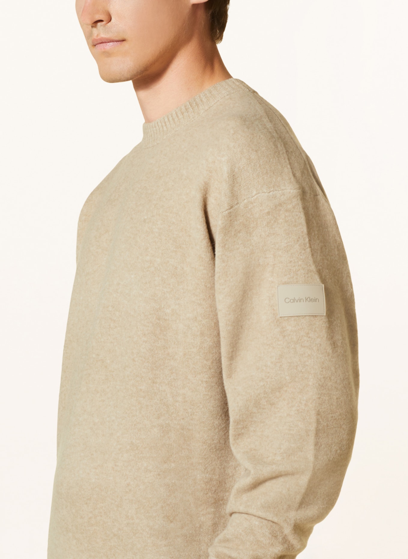 Calvin Klein Pullover, Farbe: BEIGE (Bild 4)