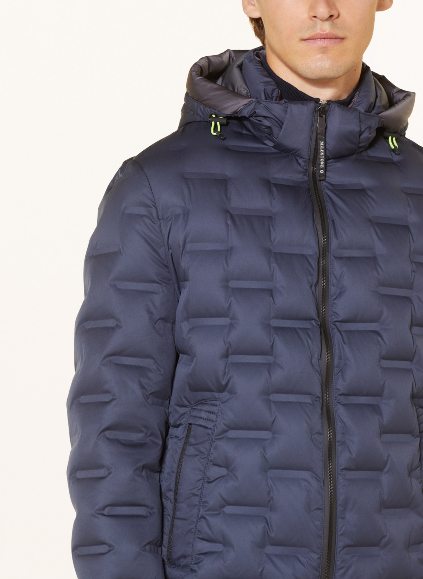 MILESTONE Down jacket MSBRAYDEN with detachable hood, Color: DARK BLUE (Image 5)
