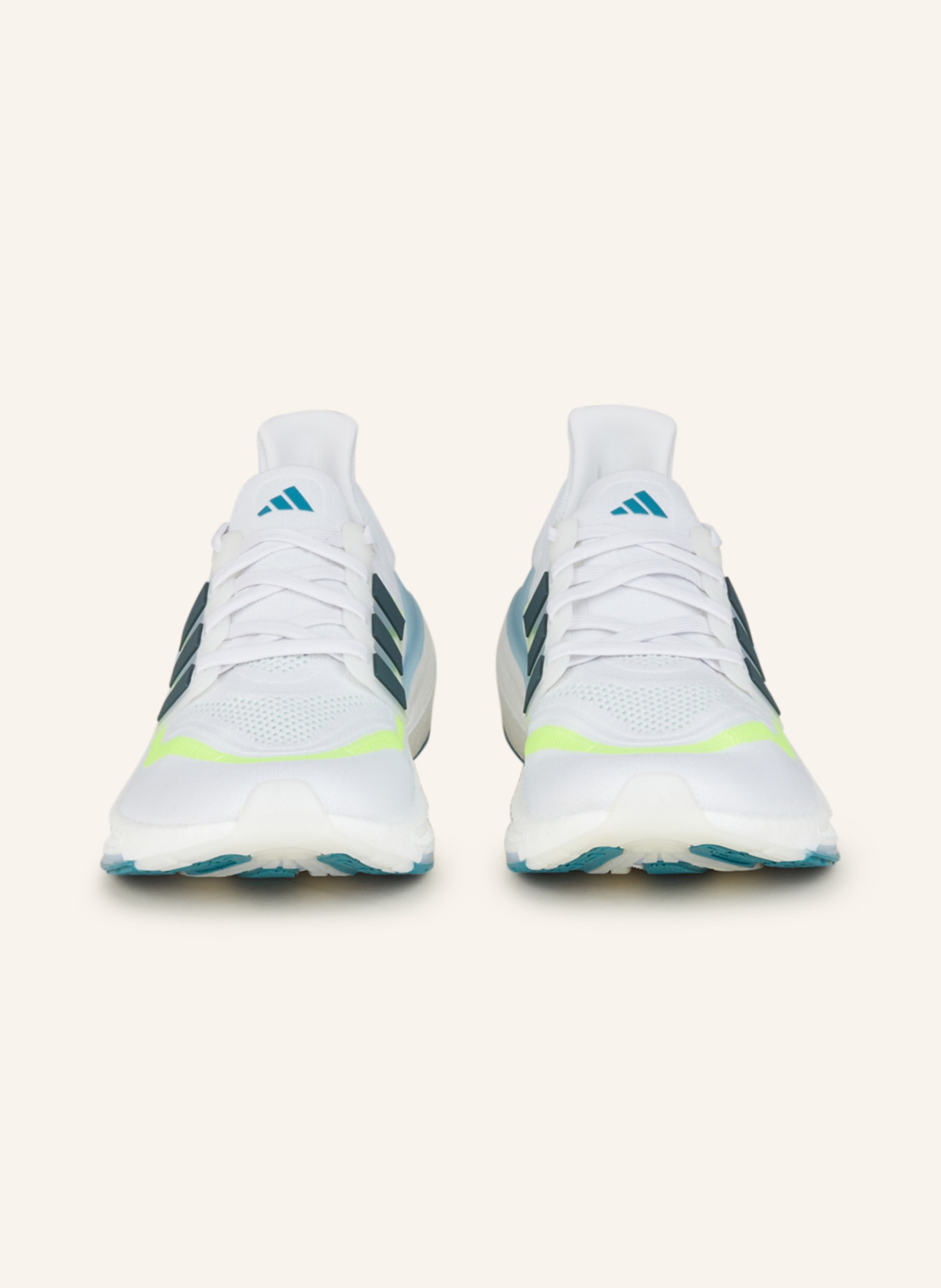 adidas Laufschuhe ULTRABOOST LIGHT, Farbe: WEISS/ NEONGRÜN (Bild 3)