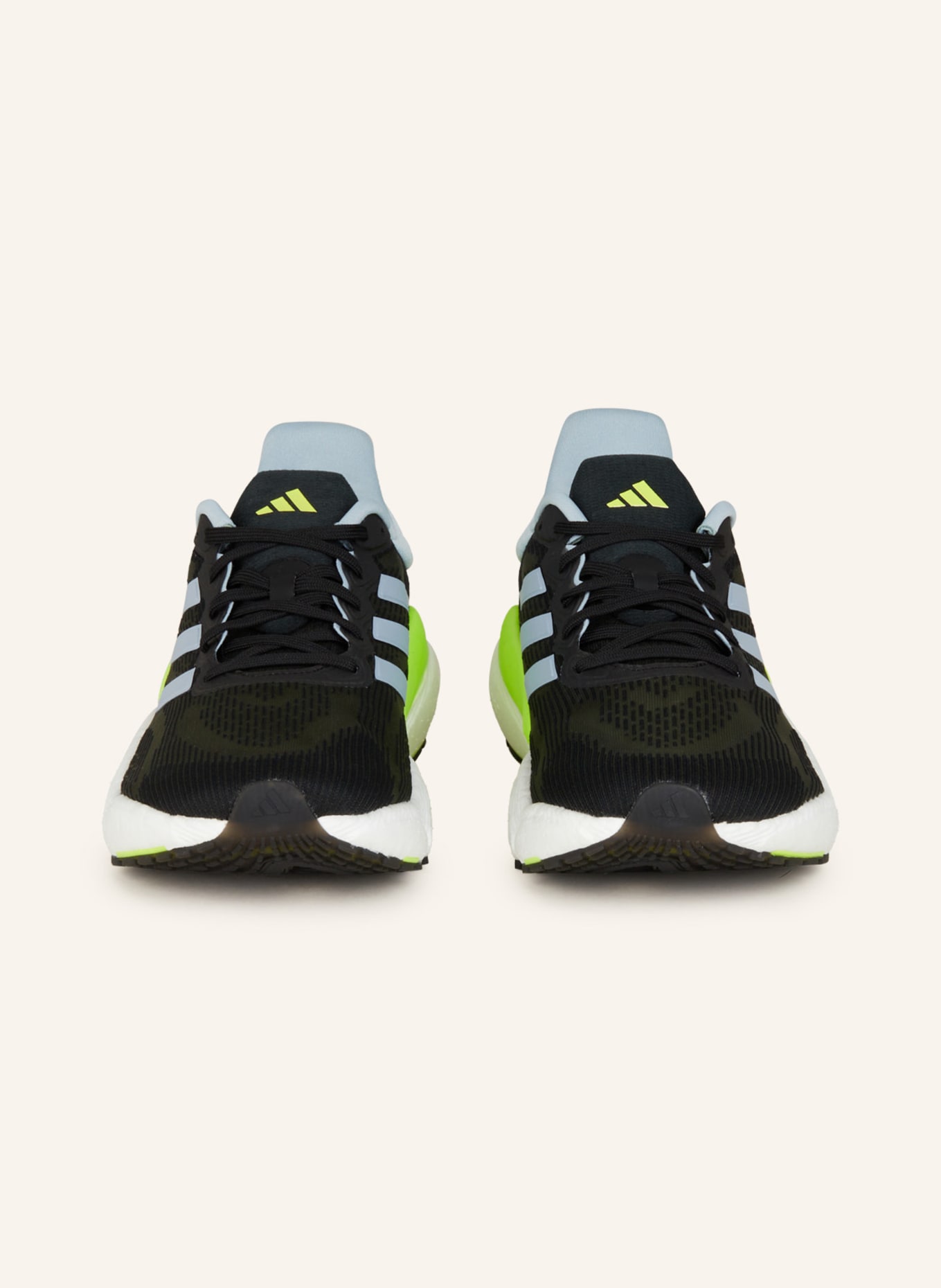 adidas Running shoes SOLARBOOST 5, Color: BLACK/ LIGHT BLUE/ NEON GREEN (Image 3)