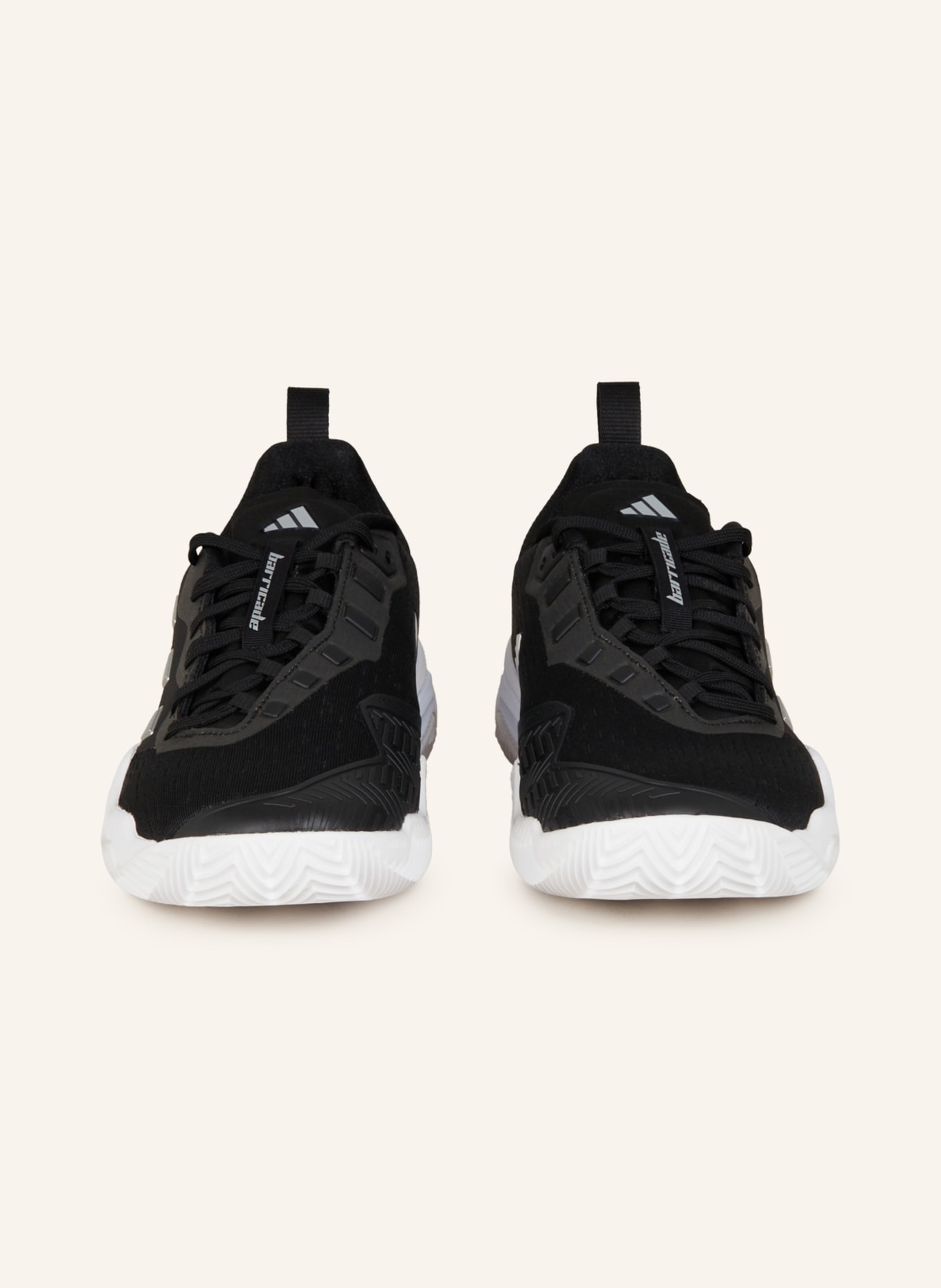 adidas Tennis shoes BARRICADE CLAY, Color: BLACK/ SILVER (Image 3)