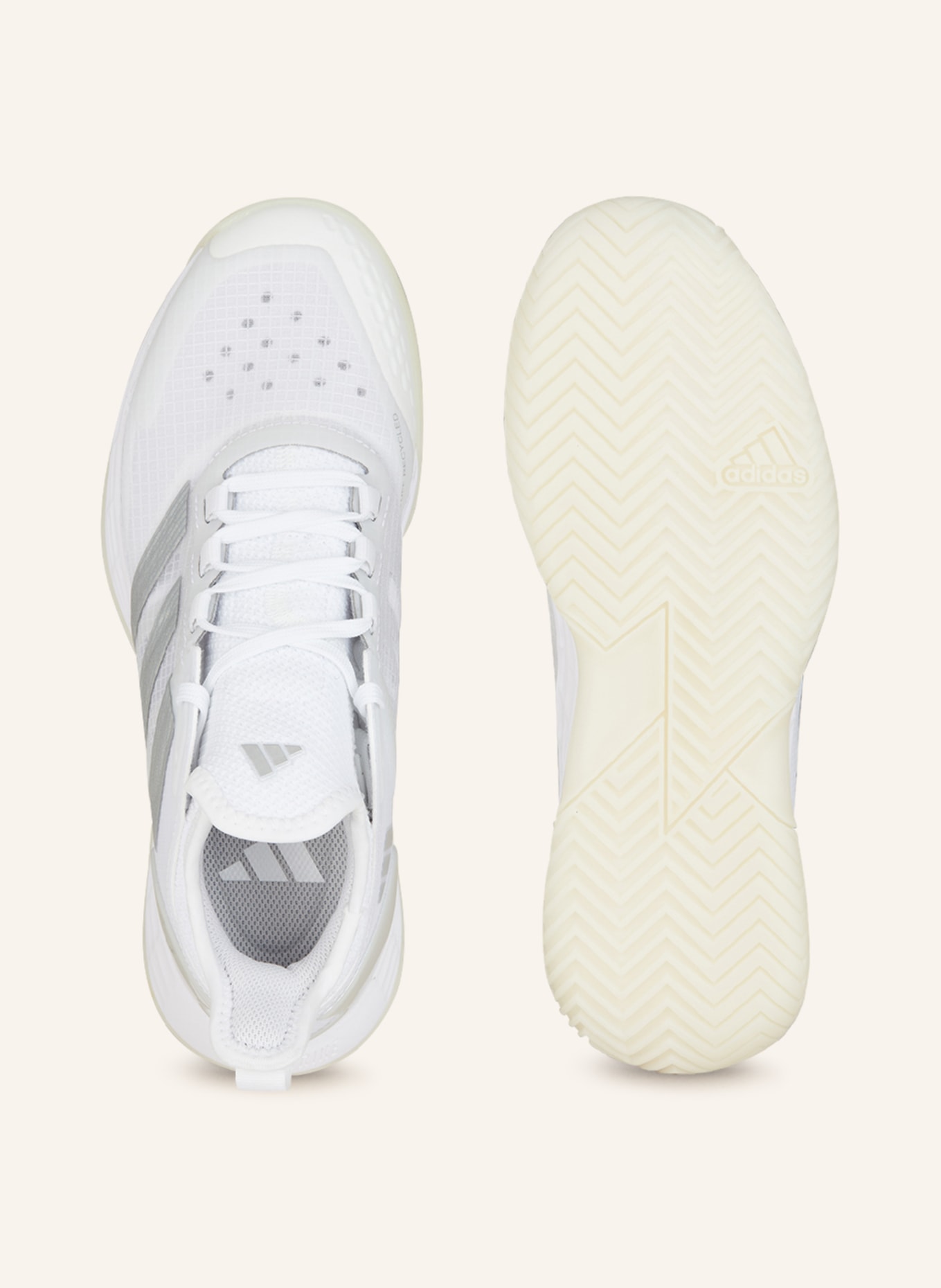 adidas Tennis shoes ADIZERO UBERSONIC 4, Color: WHITE/ SILVER (Image 5)