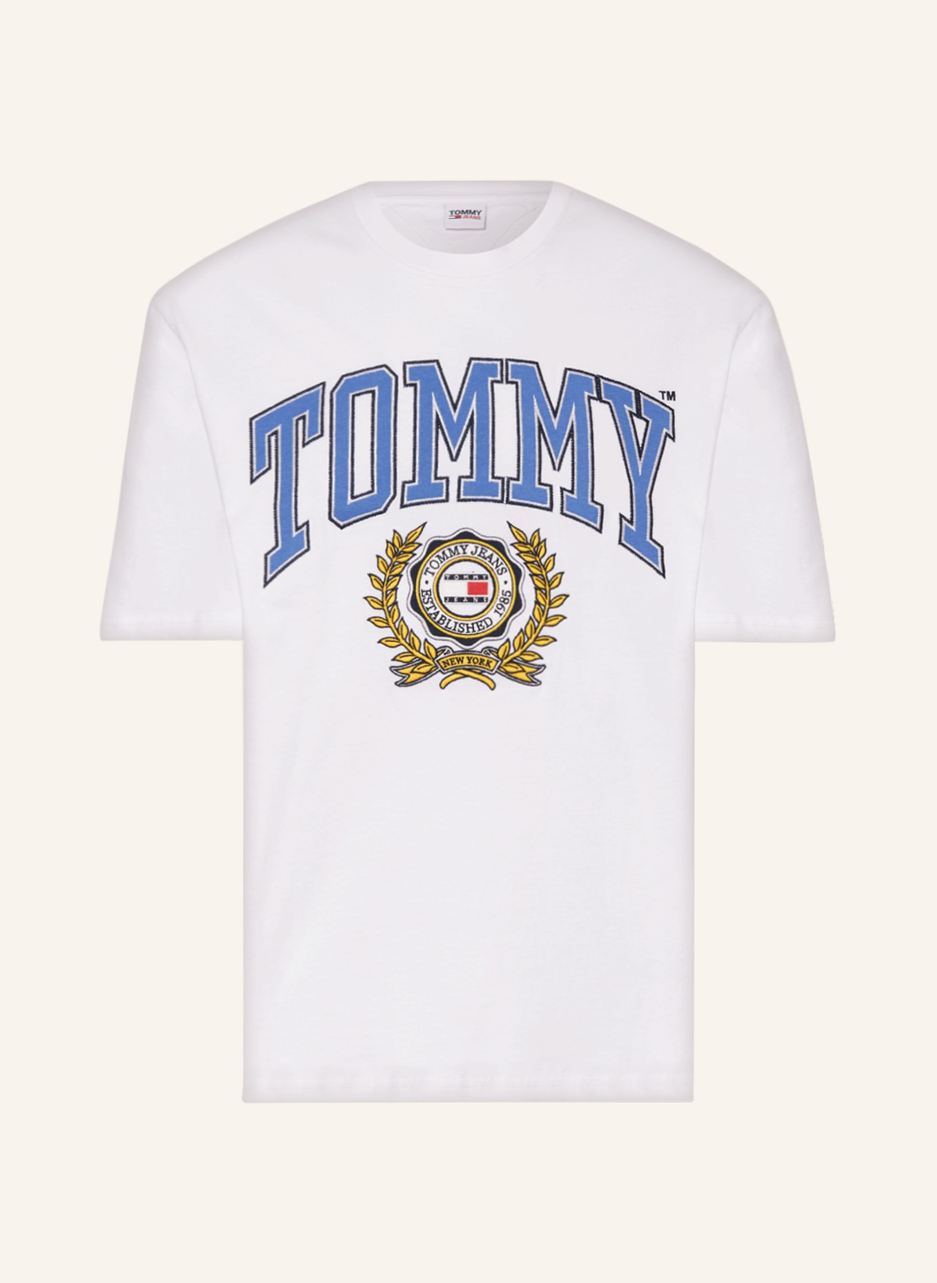 TOMMY JEANS Oversized tričko, Barva: BÍLÁ (Obrázek 1)