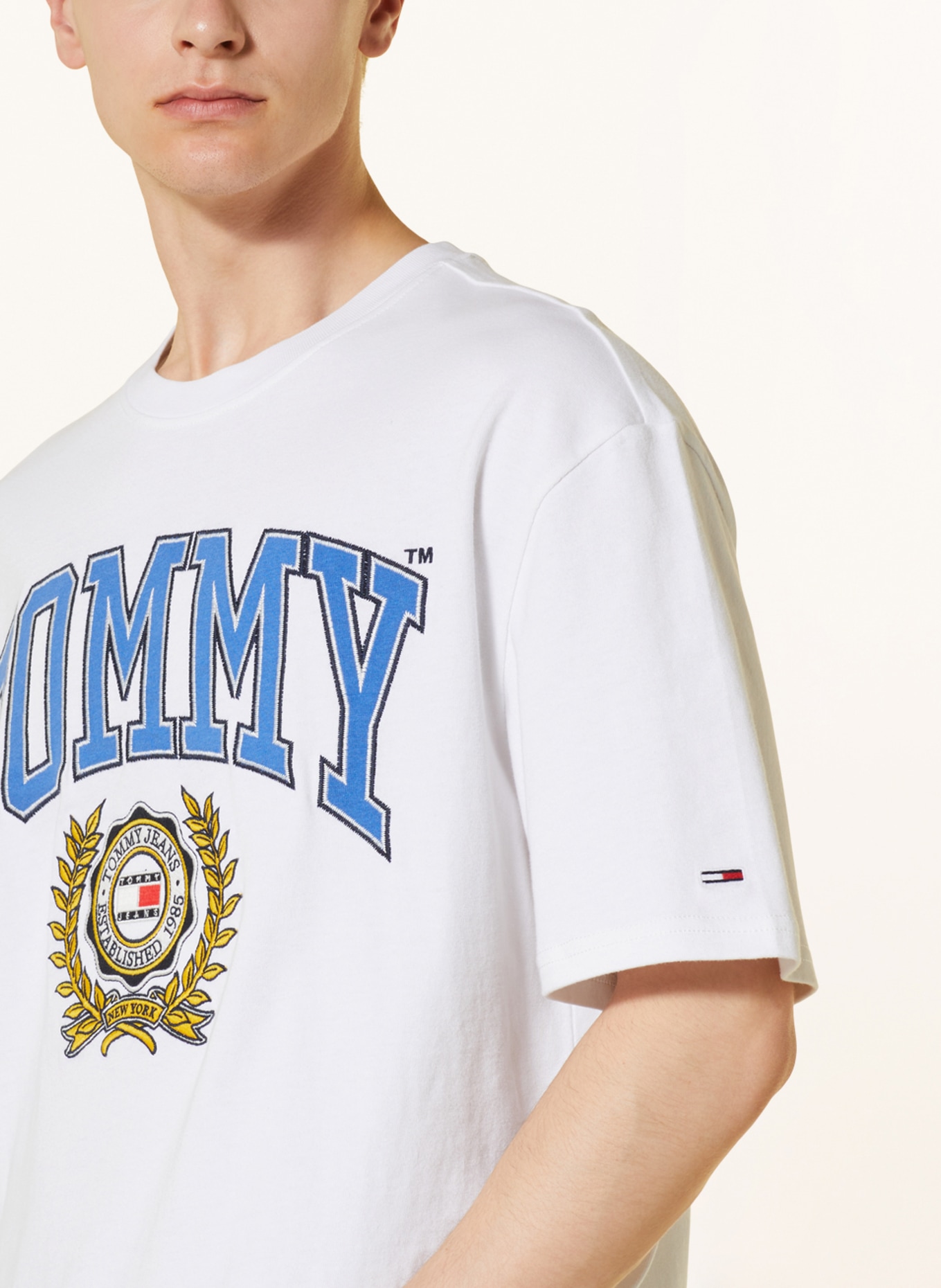 TOMMY JEANS Oversized shirt, Color: WHITE (Image 4)