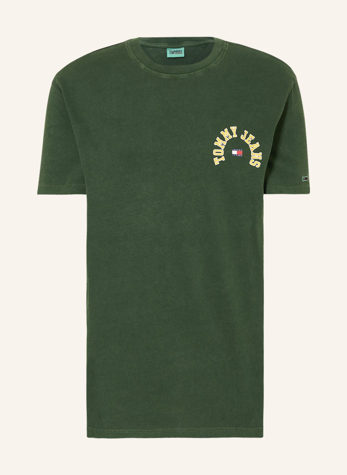 TOMMY JEANS T-shirt, Color: GREEN (Image 1)
