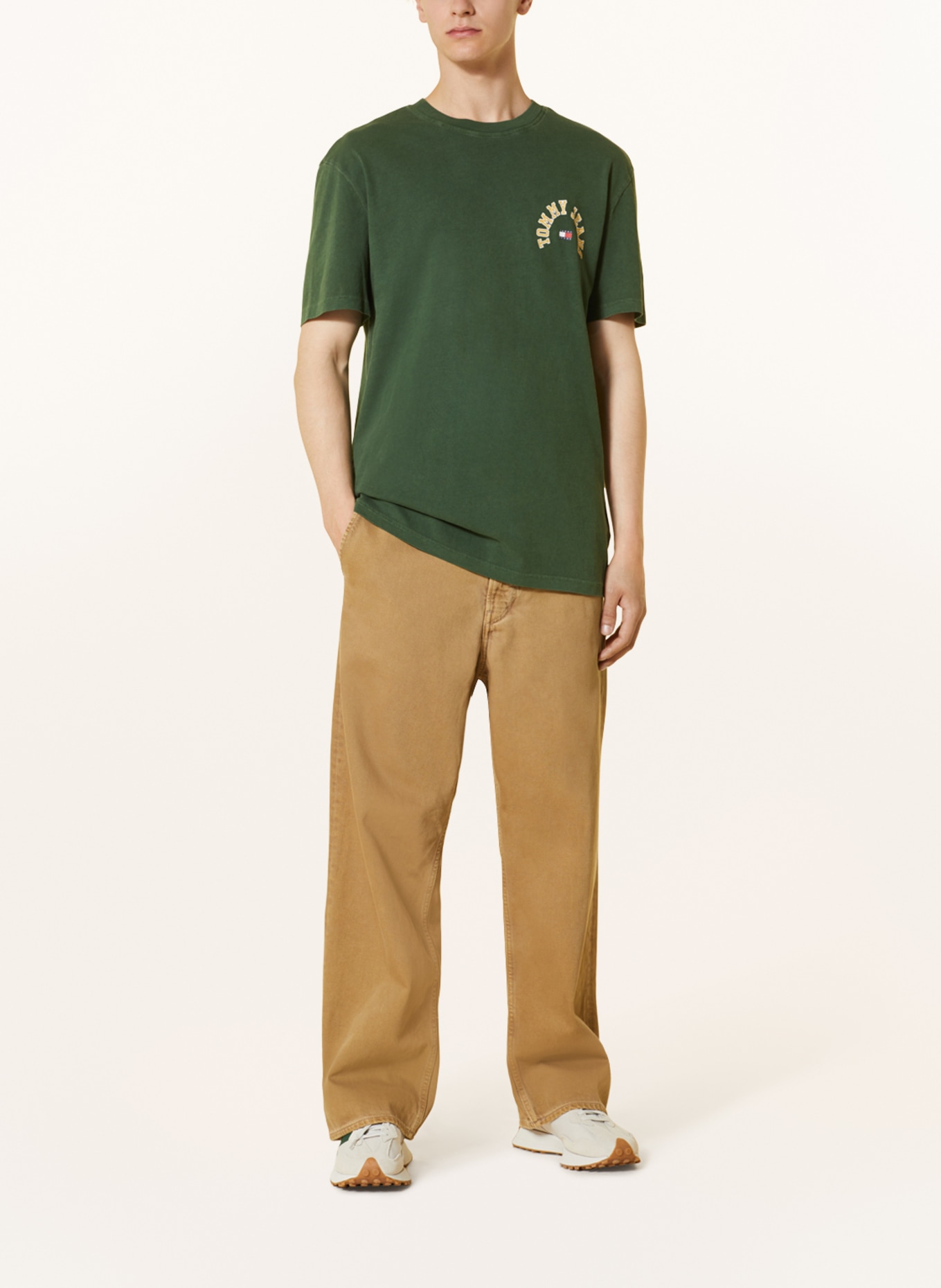 TOMMY JEANS T-shirt, Color: GREEN (Image 2)