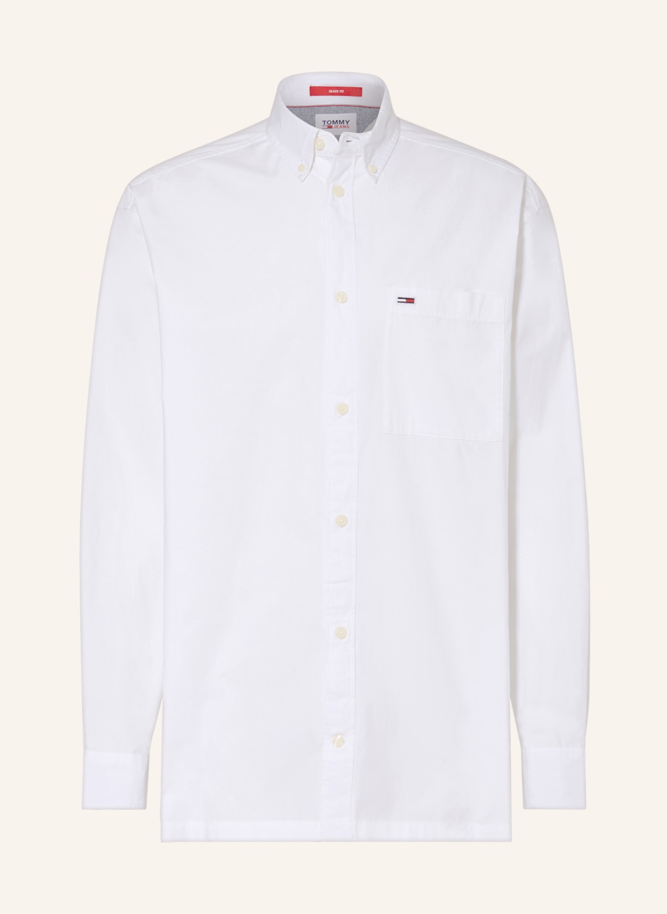 TOMMY JEANS Koszula oversized fit kolor biały